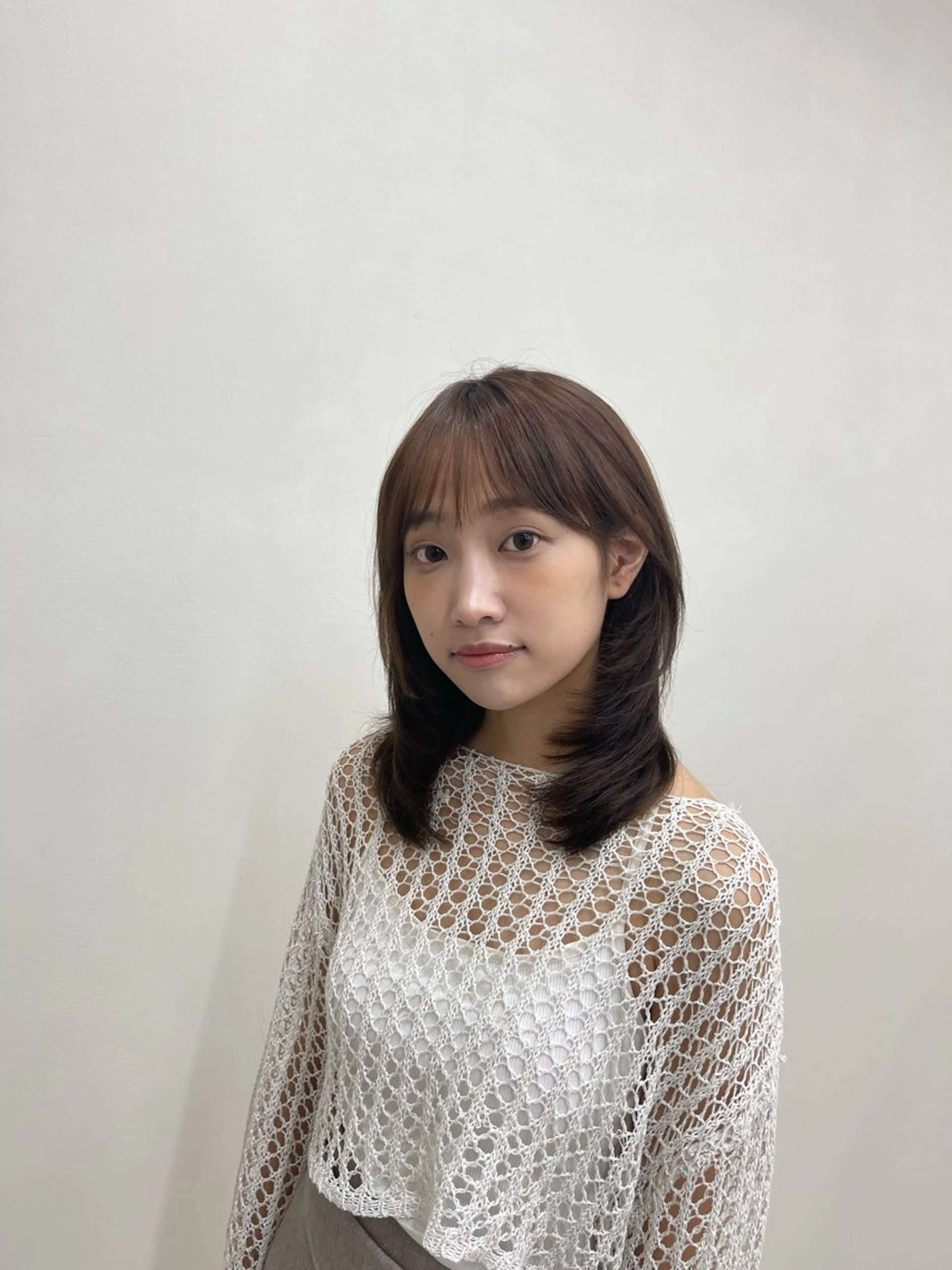 ミディアム 透明感カラー🎨 磯部拓磨のヘアスタイル