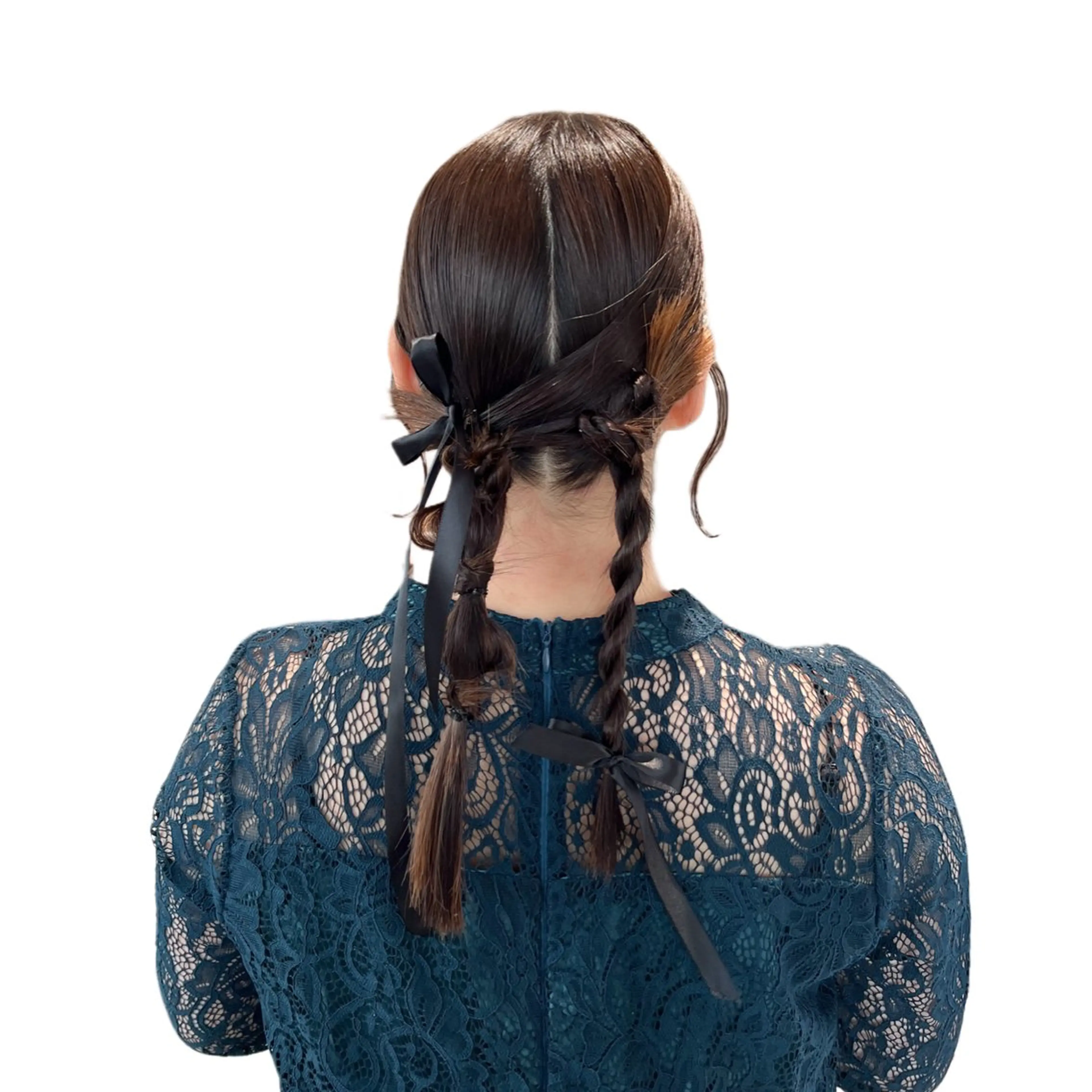 セミロング ヘアセット SALOWIN： KASUMIのヘアスタイル