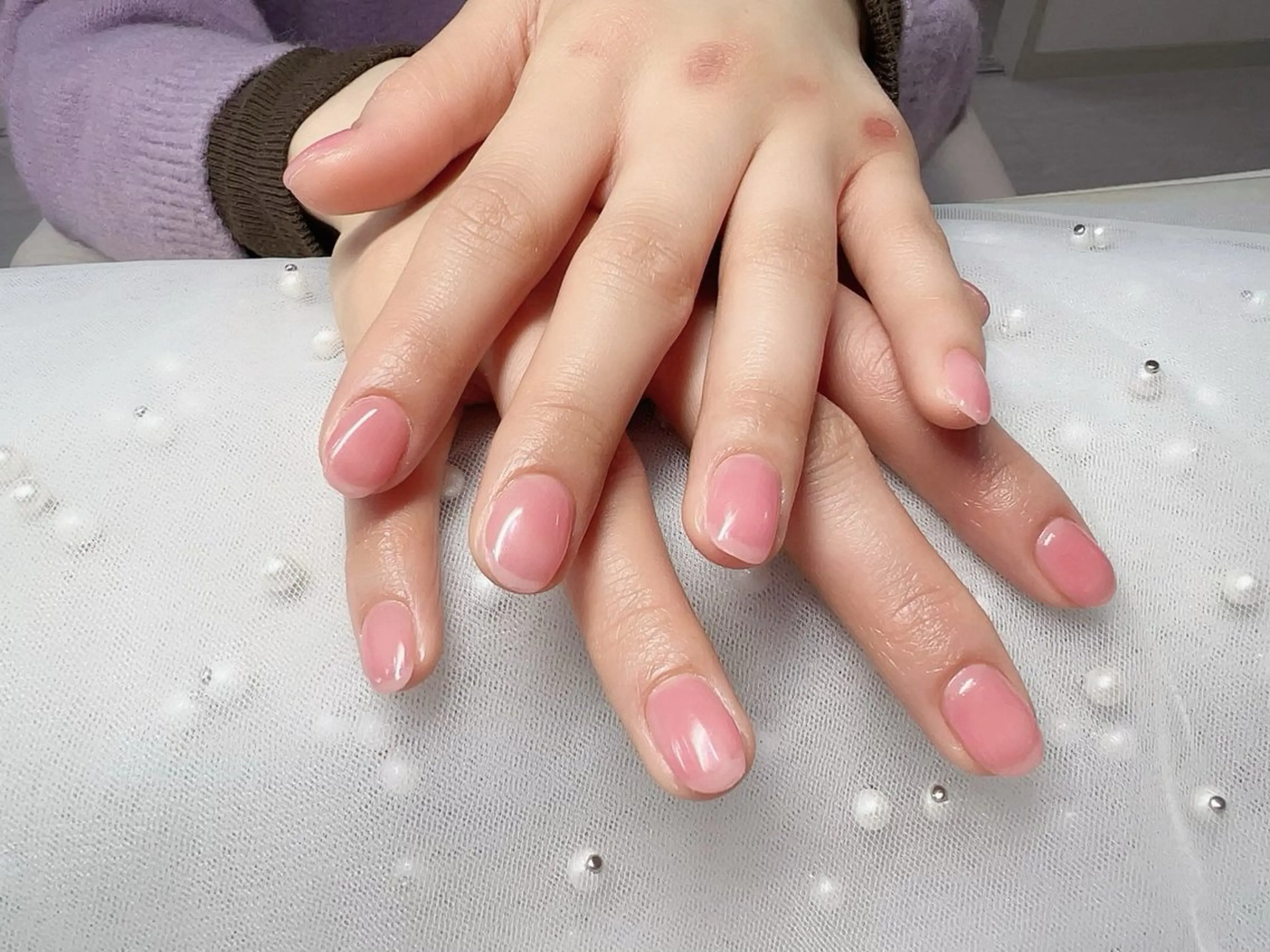 ネイル Dione Nail 長さだし モデル募集のネイルデザイン