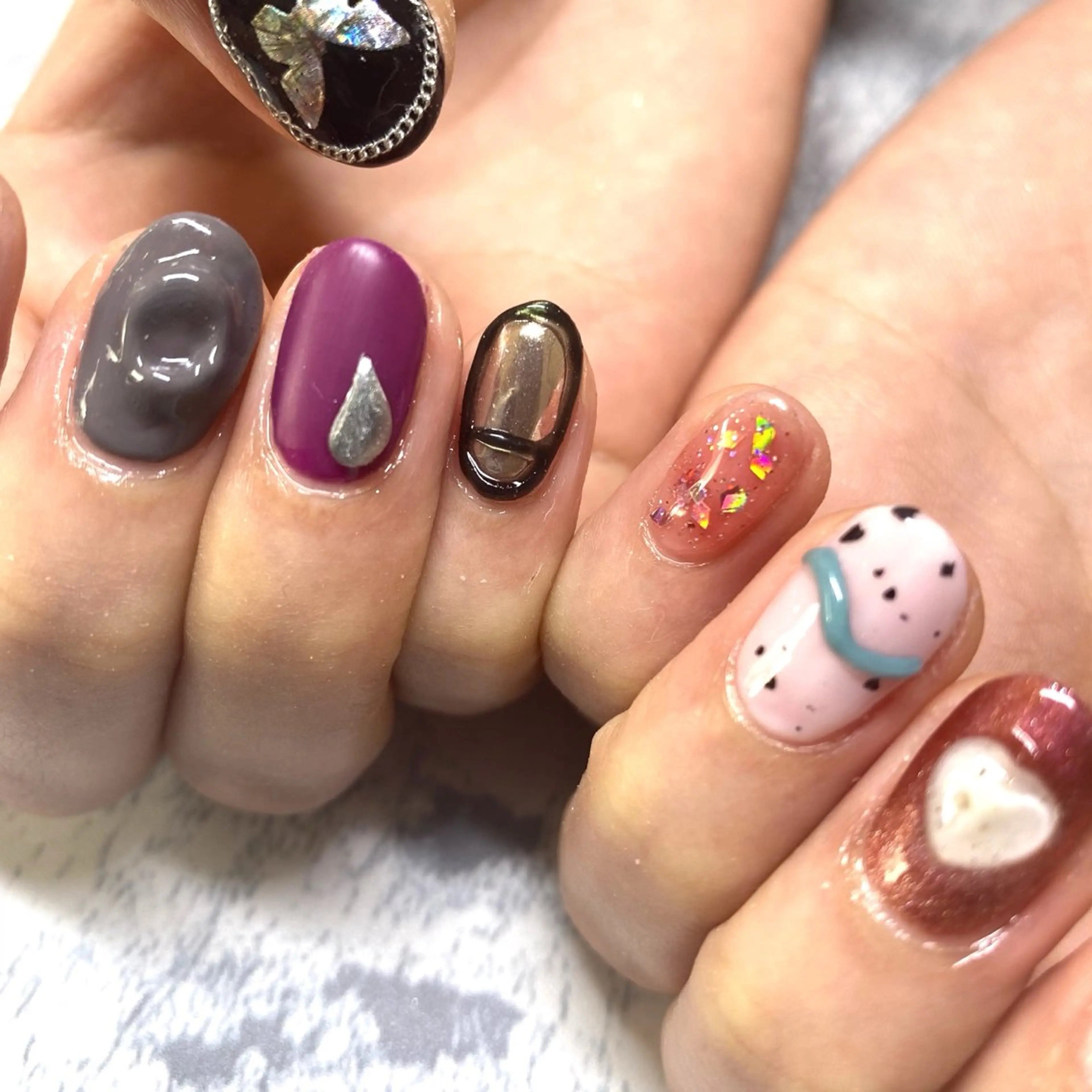 ネイル ハンドネイル Nails VINATI所属・ササキスズナ Jr.ネイリストのネイルデザイン