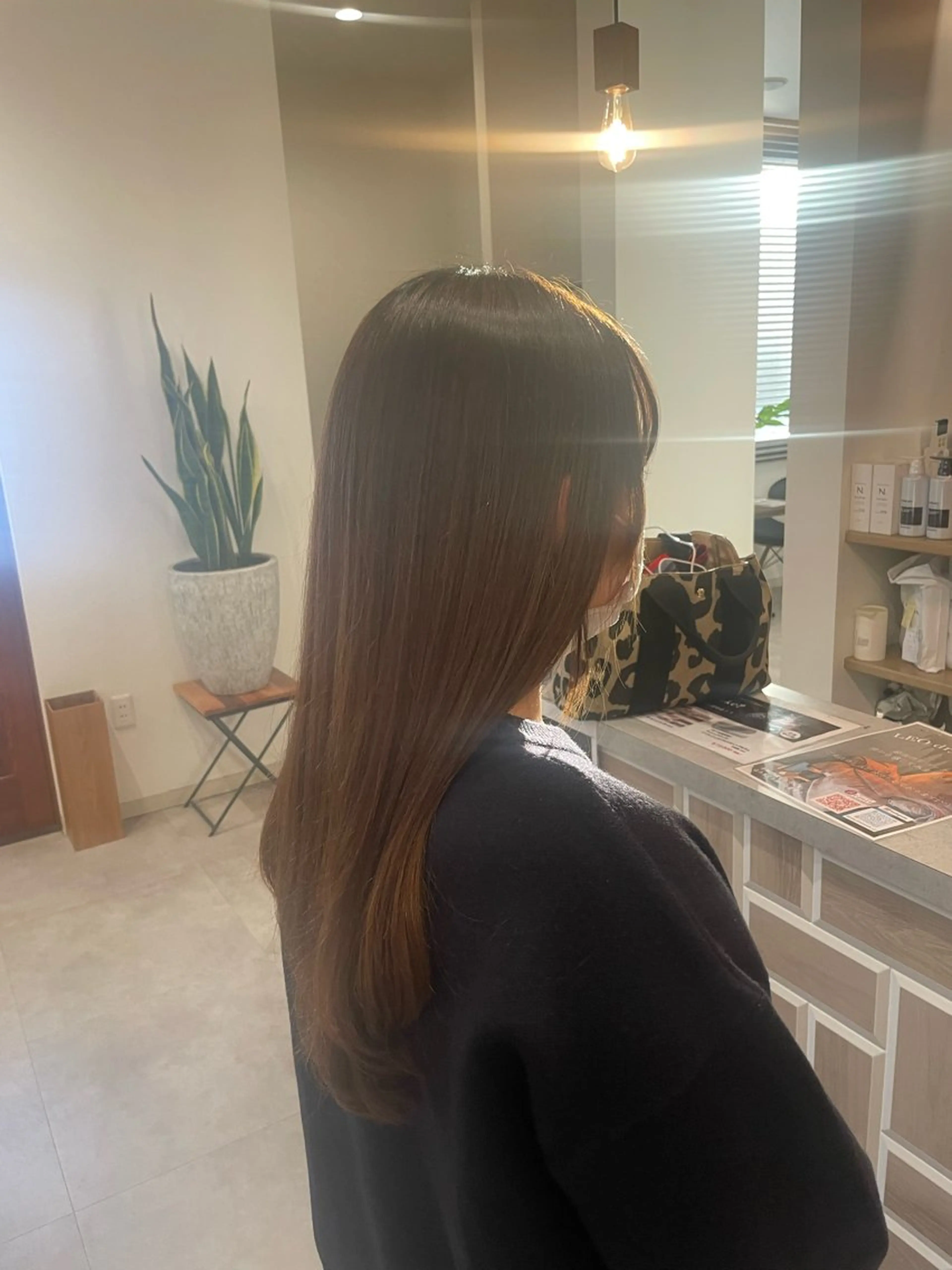 ロング パーマ カット 縮毛矯正 riddle hair(駒生)所属・山越 美裕樹のヘアスタイル