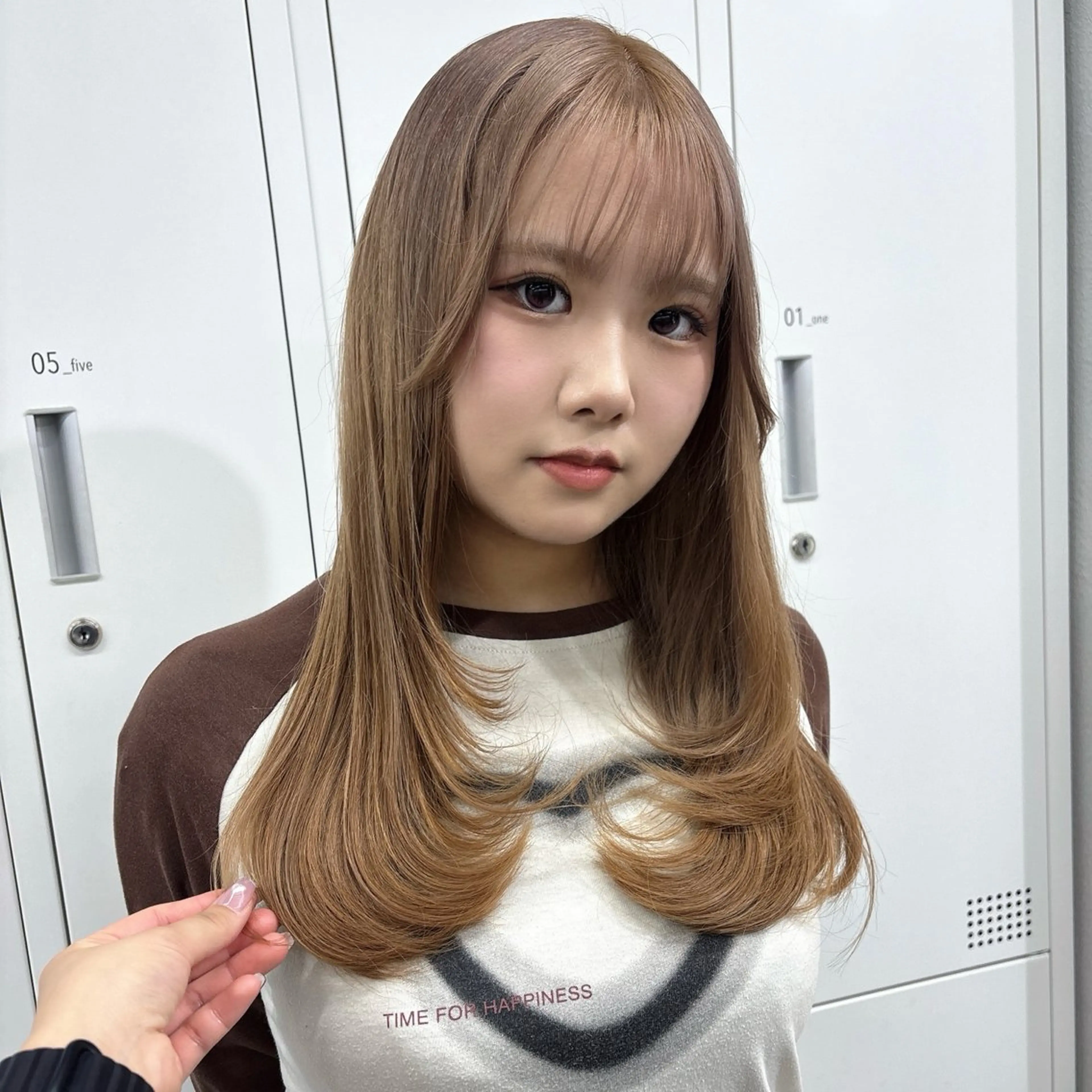 セミロング カラー ヘアカラー トリートメント ハイトーン ayane💖のその他イメージ