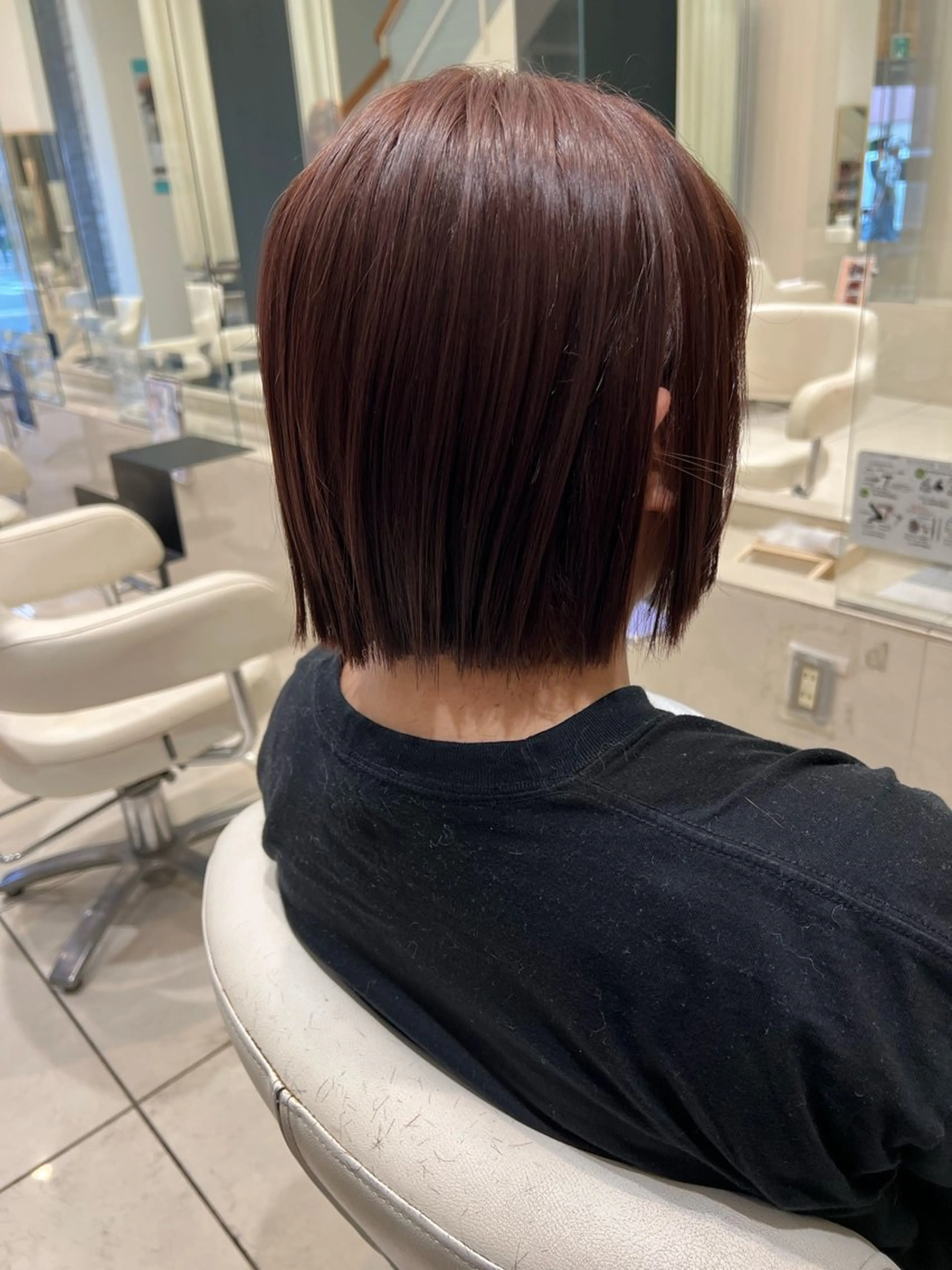 ショート 切りっぱなしボブ ボブ AVANCE 深井店所属・👑顔周り韓国風 レイヤーSHUTOのヘアスタイル