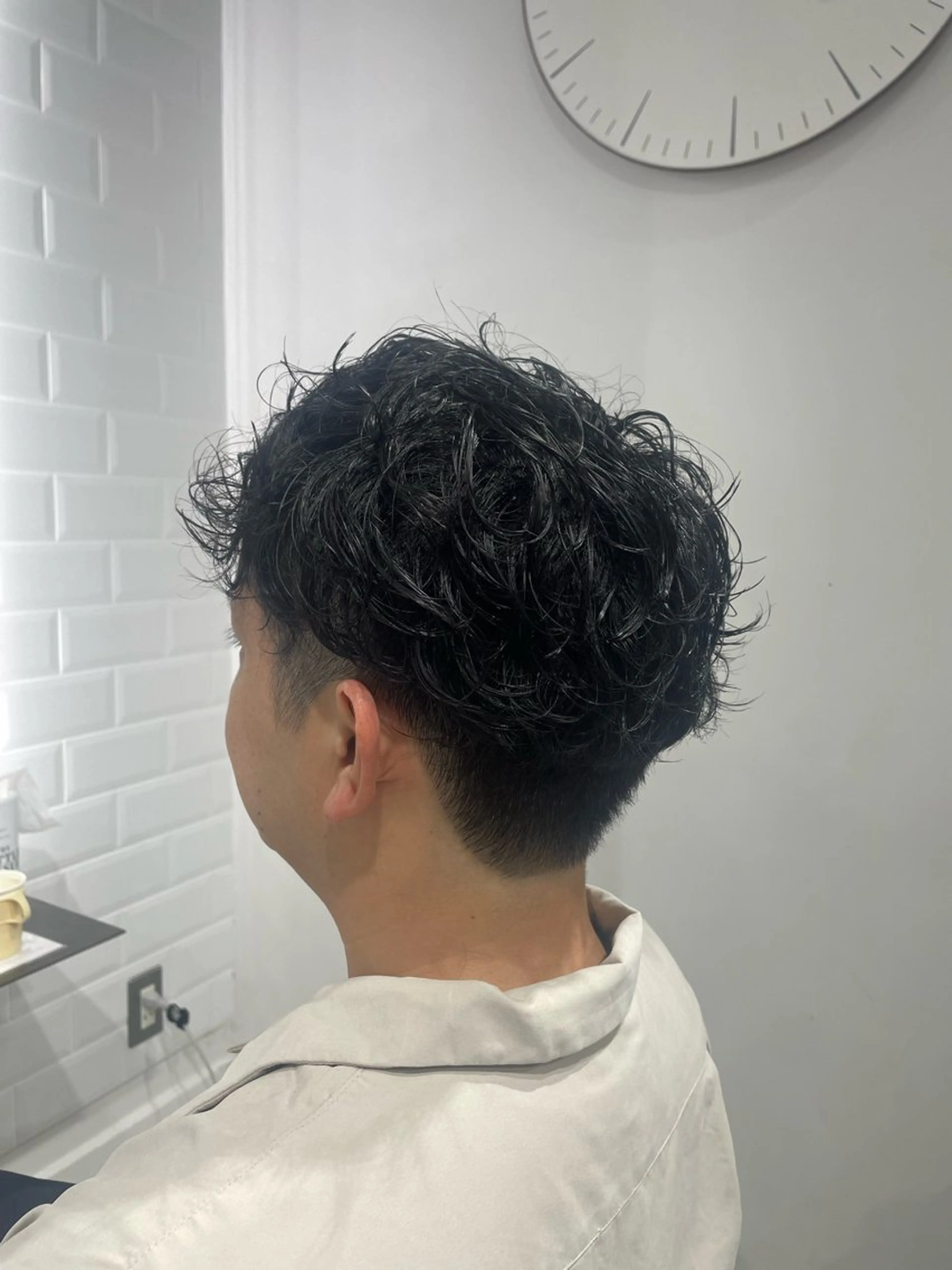 パーマ メンズ 🫧丸みボブ/メンズ カット🫧Aoiのヘアスタイル