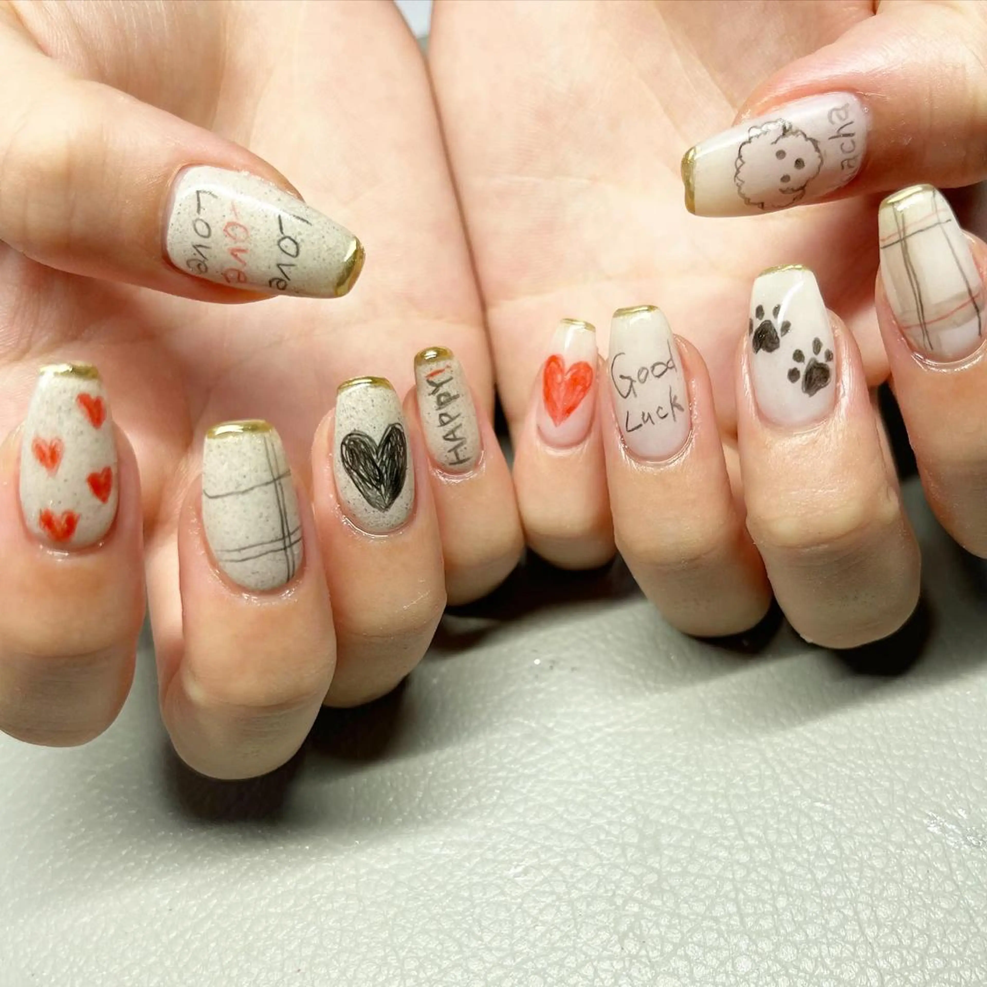 ネイル アートネイル 587nail *のネイルデザイン