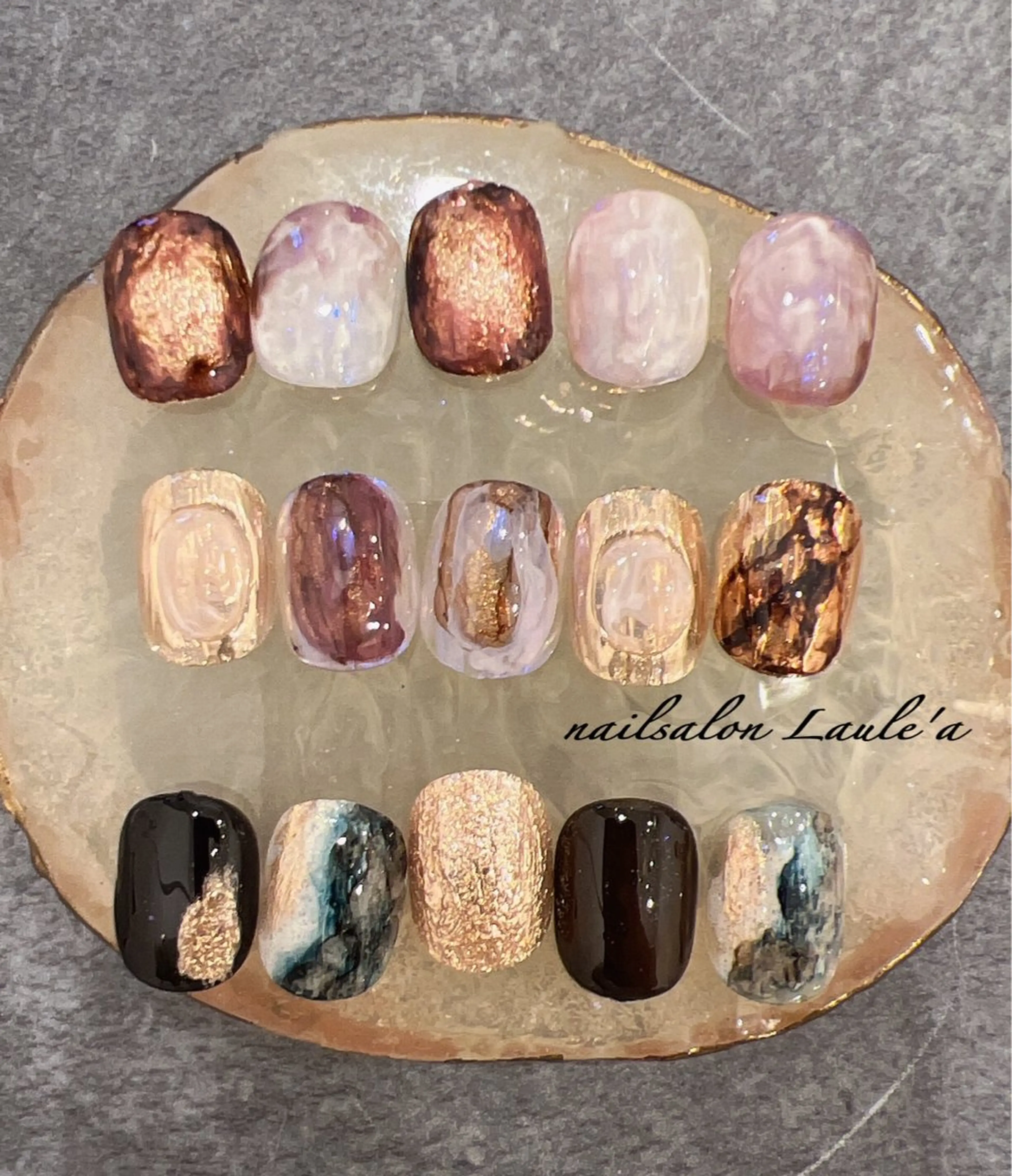 ネイル アートネイル フットネイル nailsalon Laule'aのネイルデザイン