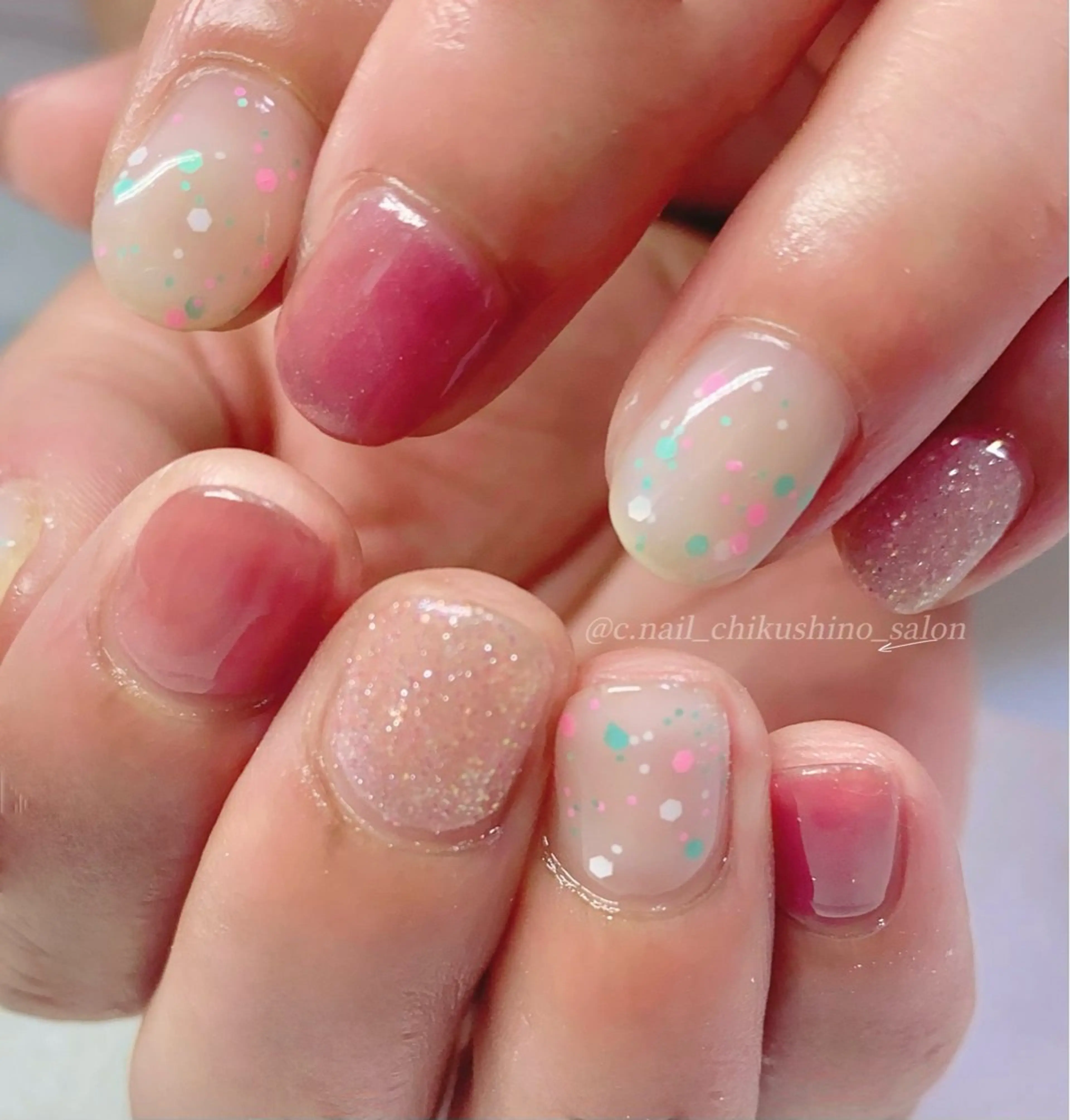 ネイル ハンドネイル C.Nail &EYE筑紫駅のネイルデザイン