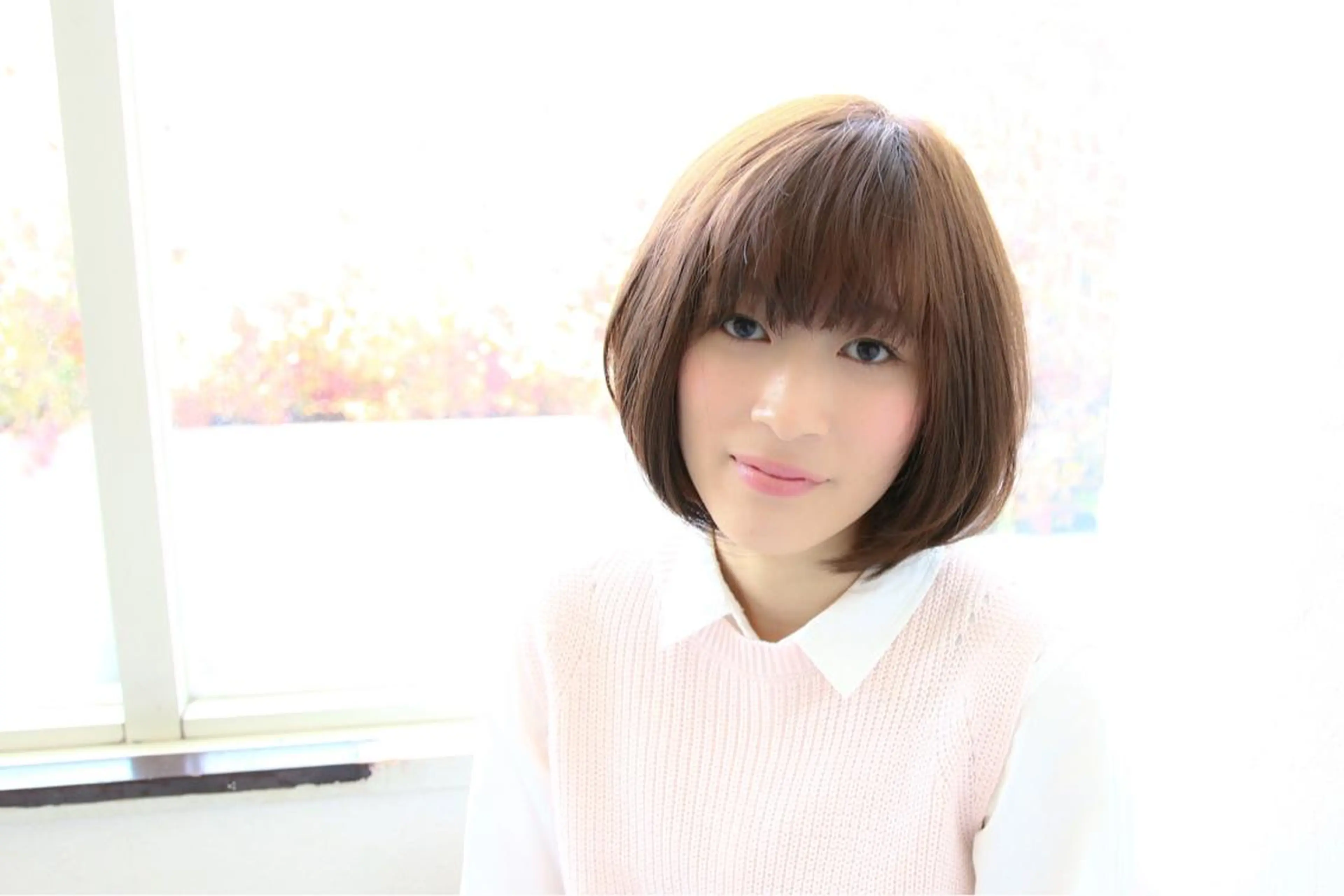 ショート カラー 黒髪 グレージュ Hair  Design Lima所属・中村 海のヘアスタイル