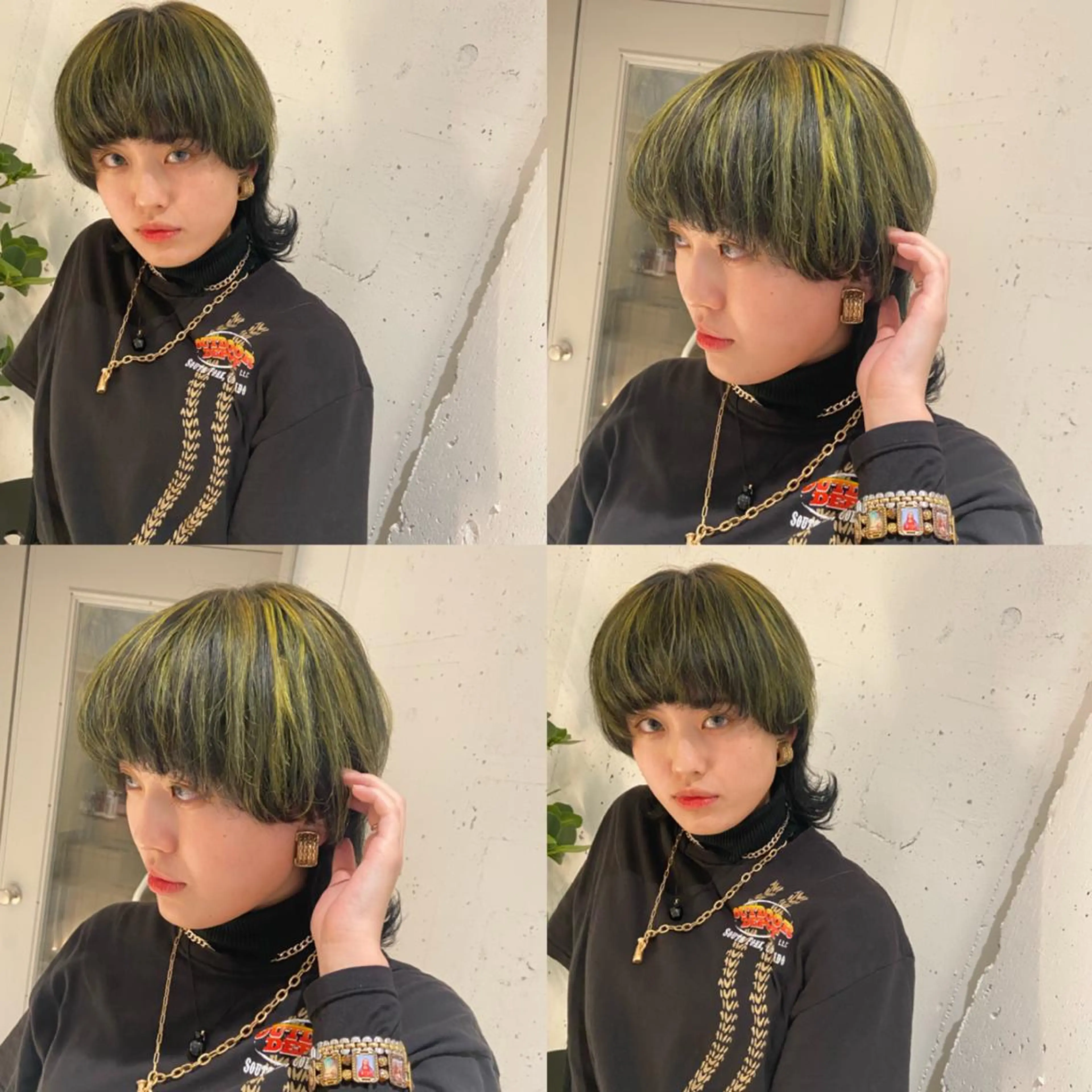 ショート カラー ブリーチ ケアブリーチ ハイライトカラー ハイトーンカラー イエローカラー カジュアルを女っぽく 𝗮𝘆𝗮𝗰𝗼のヘアスタイル