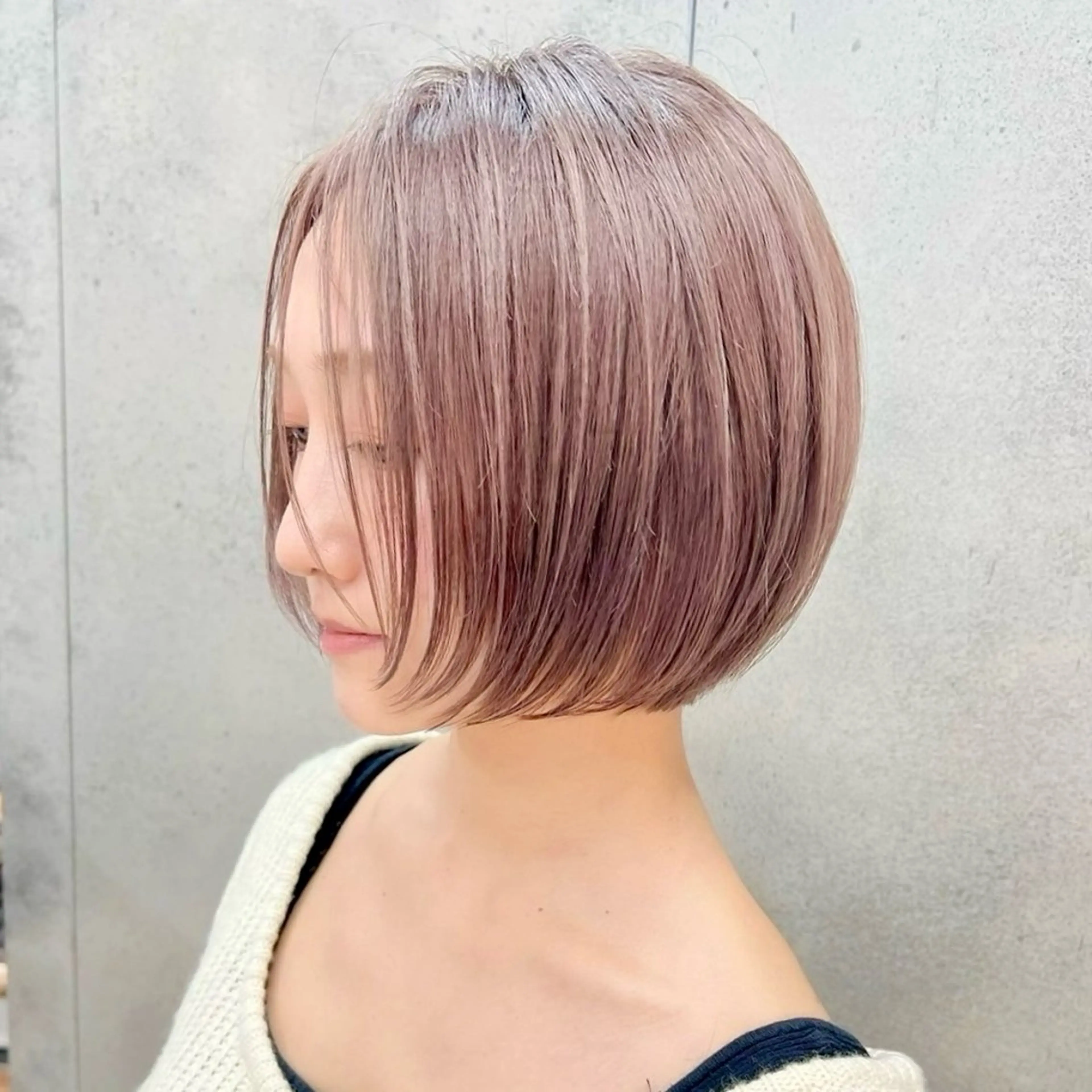 ショート カラー 透け感カラー 🌱いわさきのヘアスタイル
