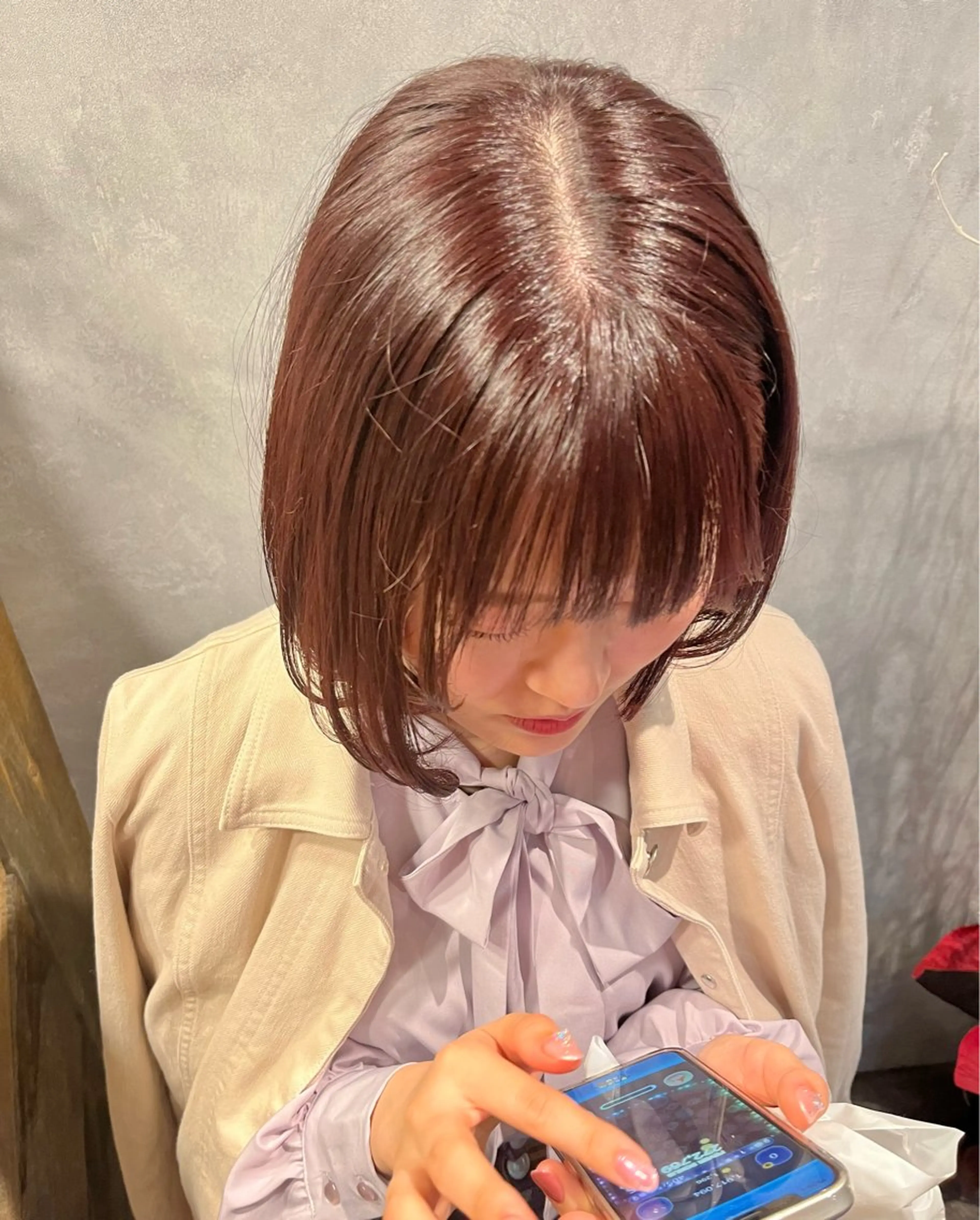全頭カラー+カット＋3stepトリートメント(スチーム付き)+シャンプー＋ブローの写真