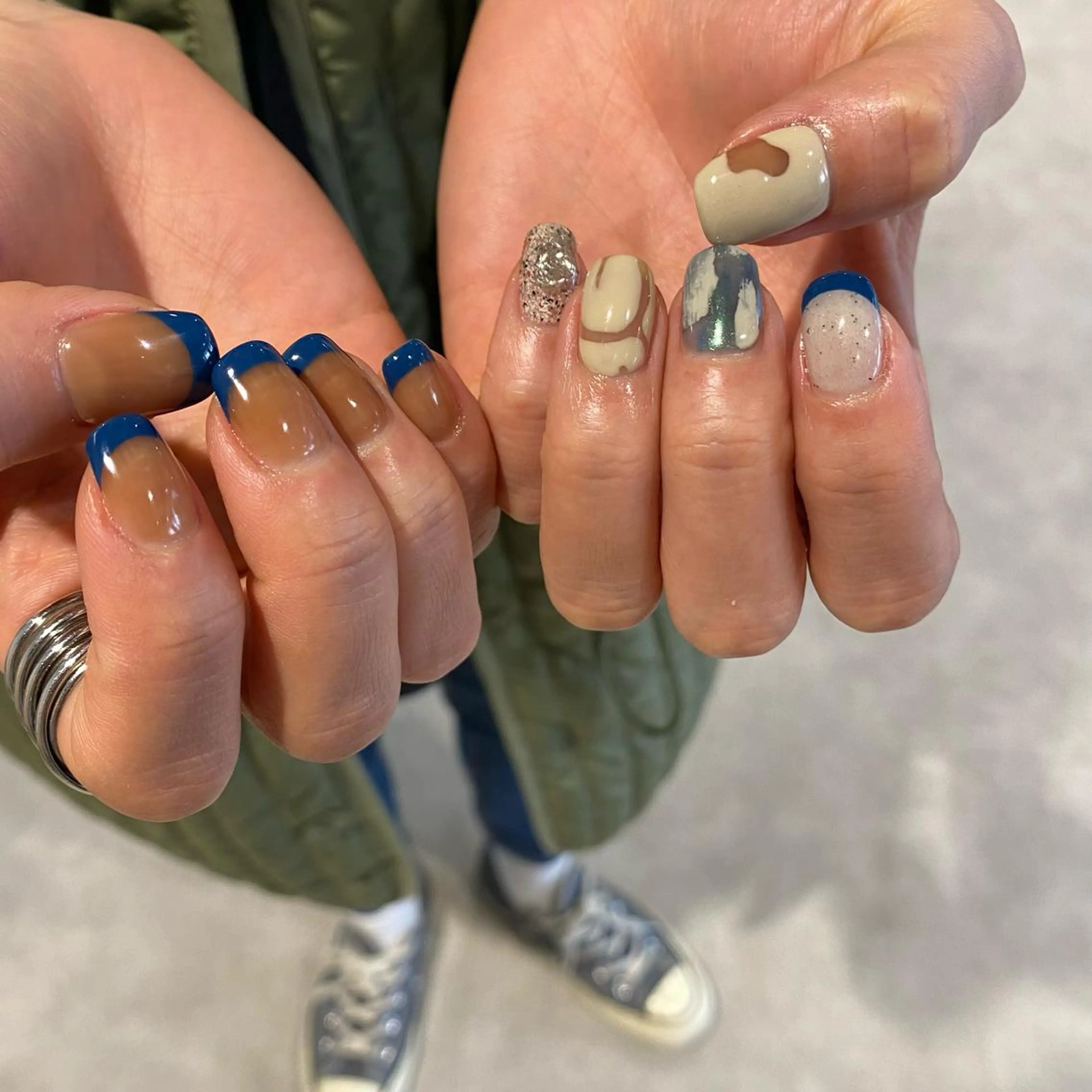 ネイル ニュアンスネイル ハンドネイル RINO AMANE nailのネイルデザイン
