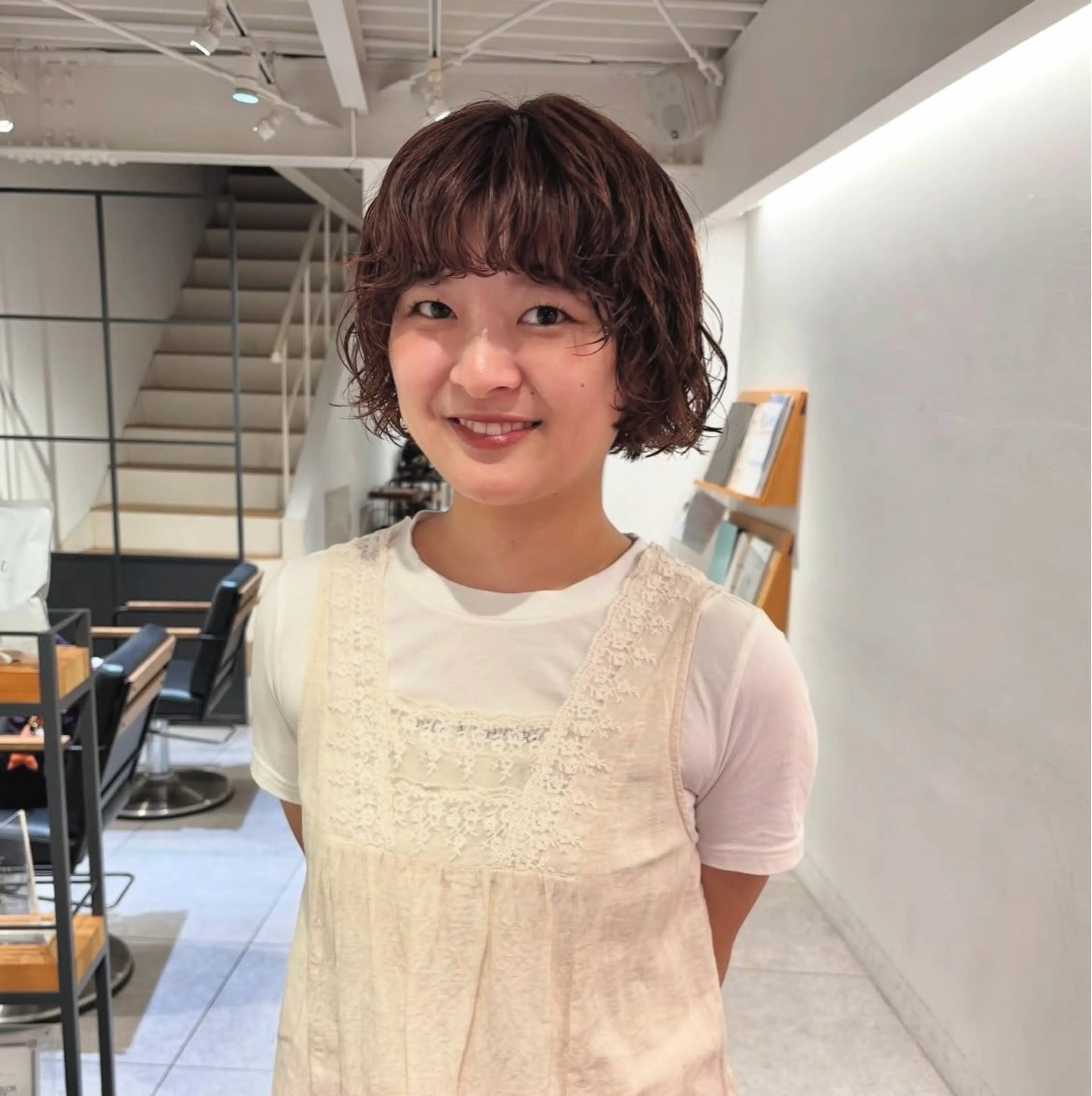 ショート 福間 由菜　京都美容室のヘアスタイル