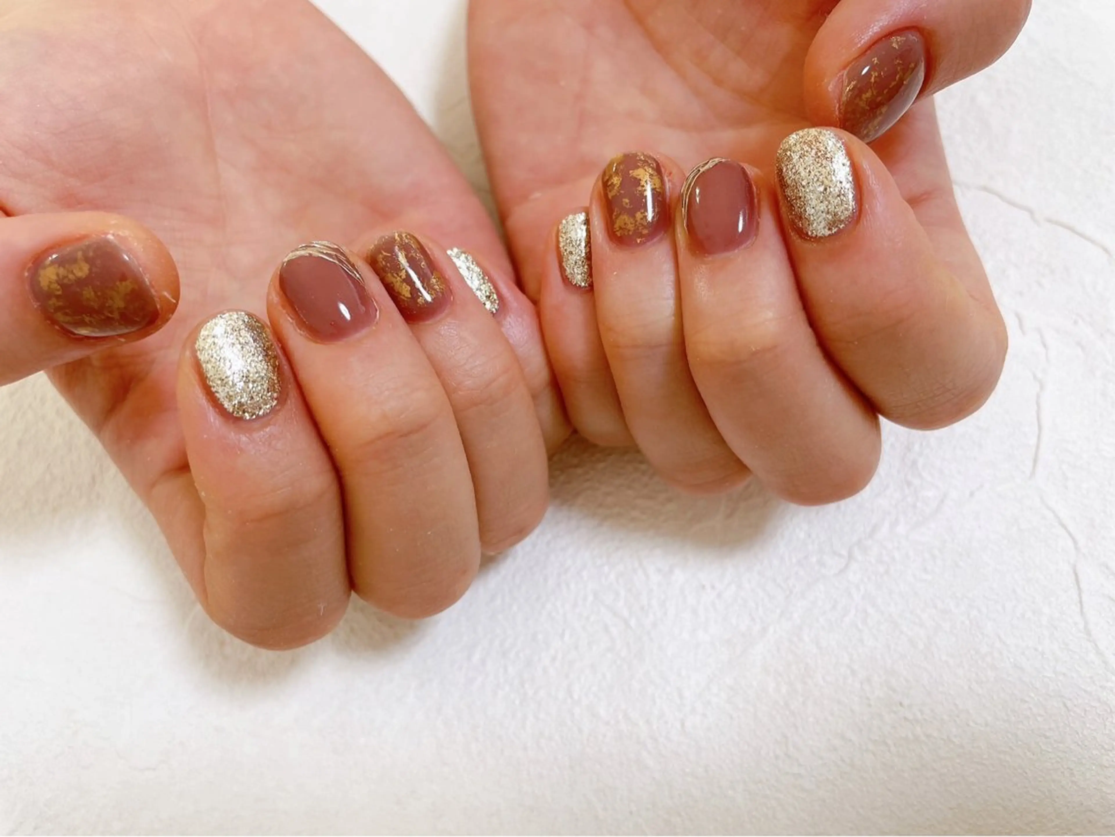 ネイル オーロラネイル フットネイル フレンチネイル ジェルネイル 韓国ネイル ハンドネイル Mogu nail 二子玉川のネイルデザイン