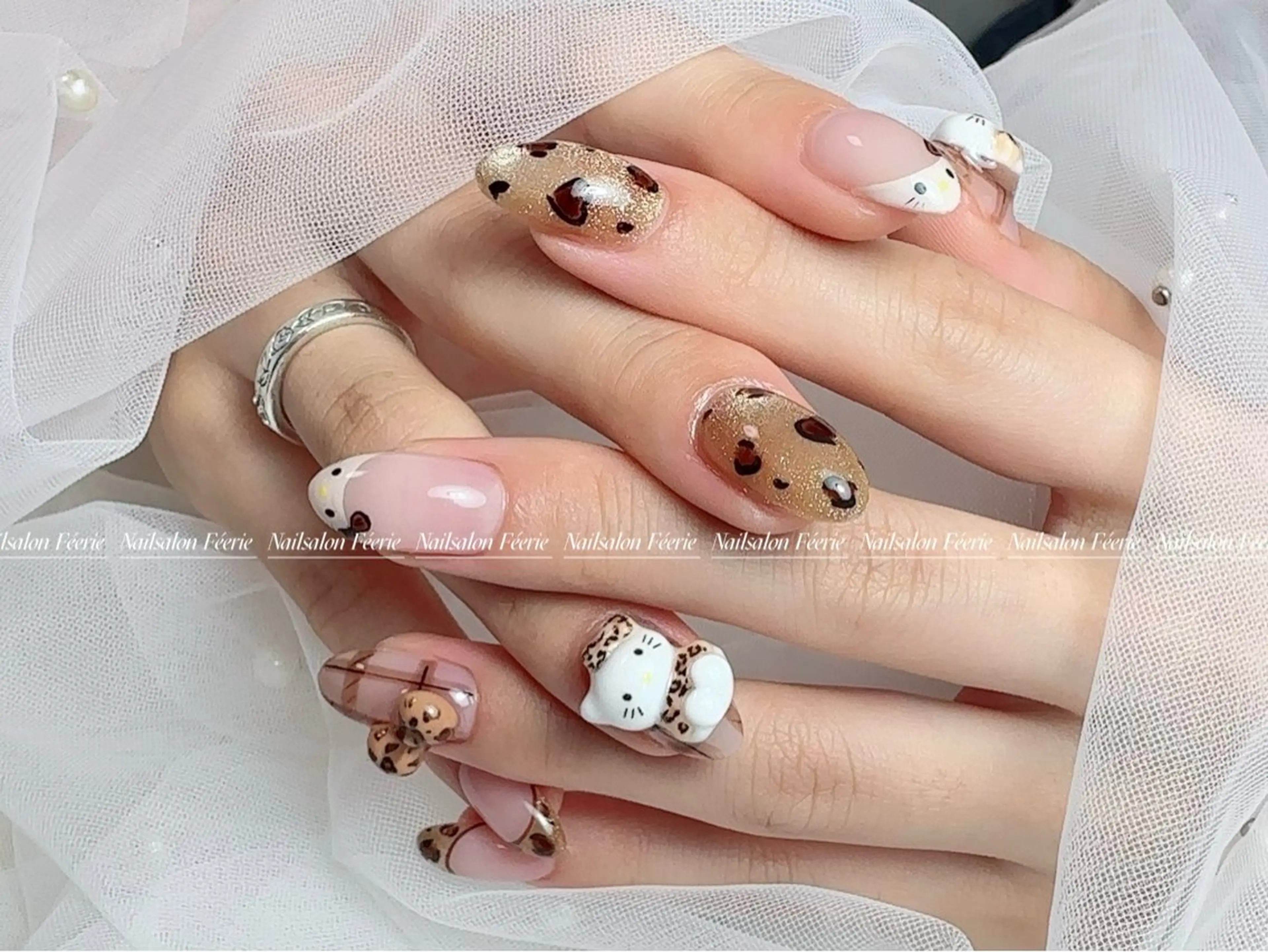 ネイル 成人式 長さ出し フットネイル フレンチネイル ジェルネイル ハンドネイル ハンドケア nail salon Feerieのネイルデザイン