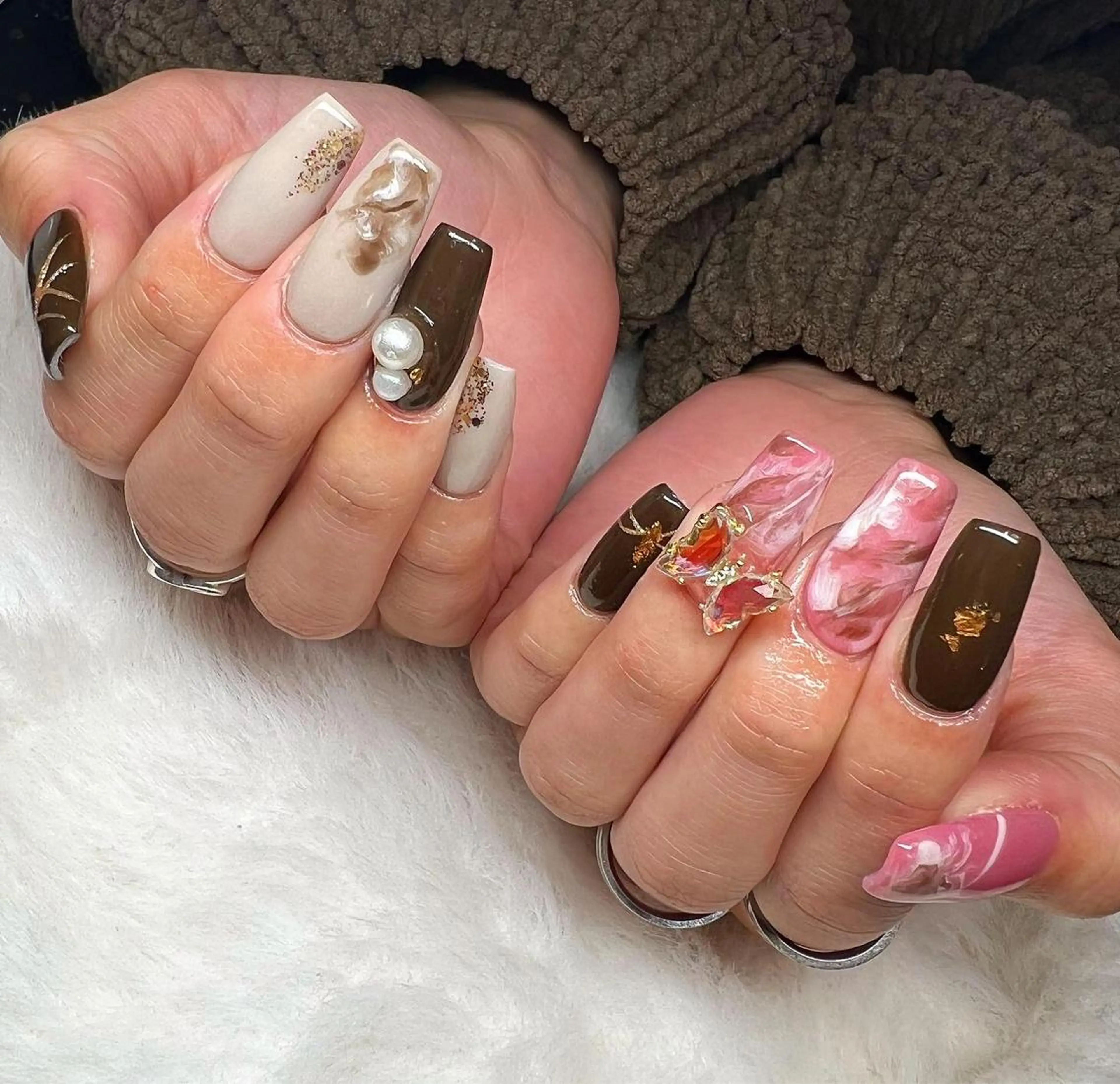 セミロング ネイル nail salon azuのネイルデザイン