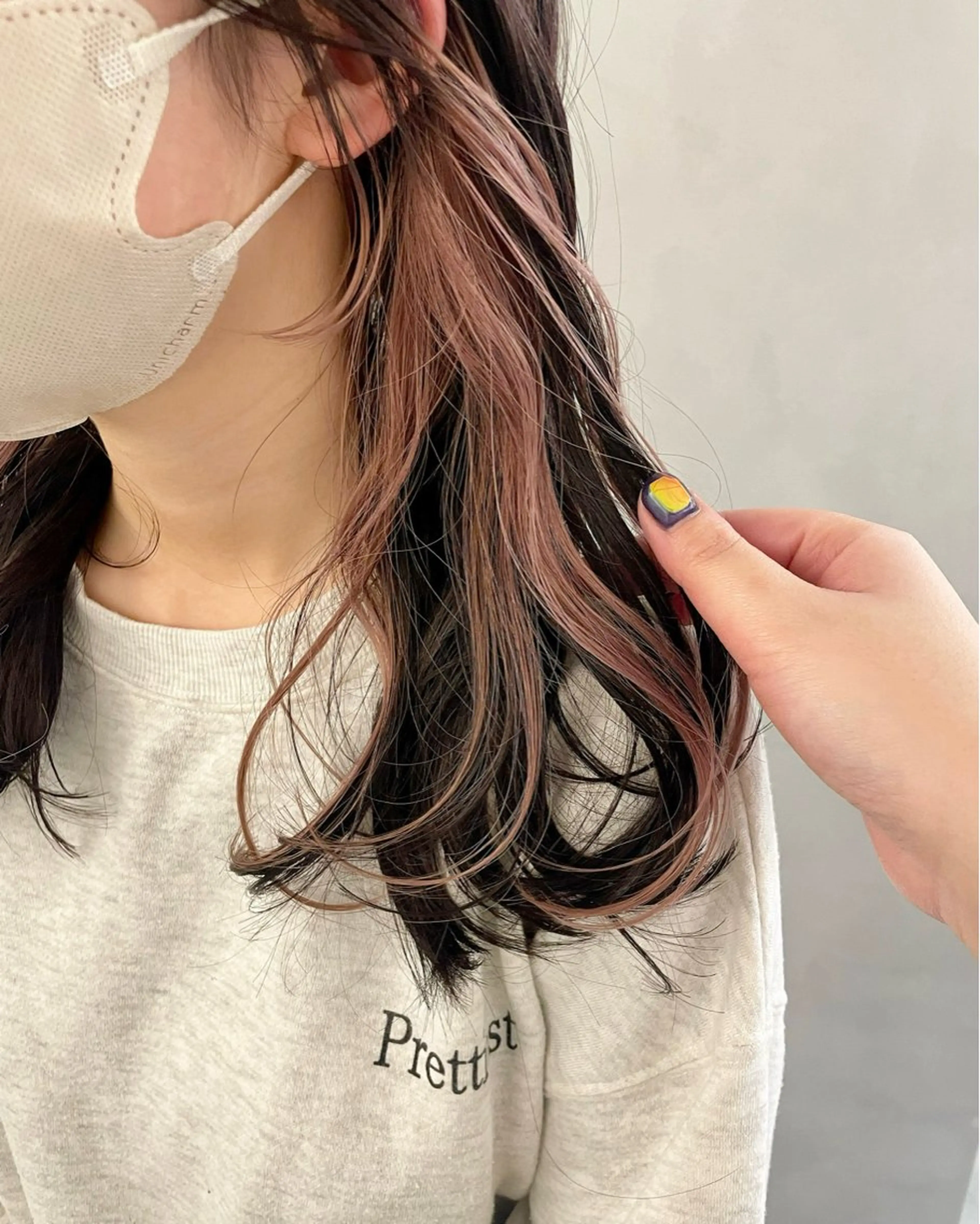 セミロング カラー カット ヘアカラー 🌼タッセルボブ/シ ョートmoeka🌼のヘアスタイル