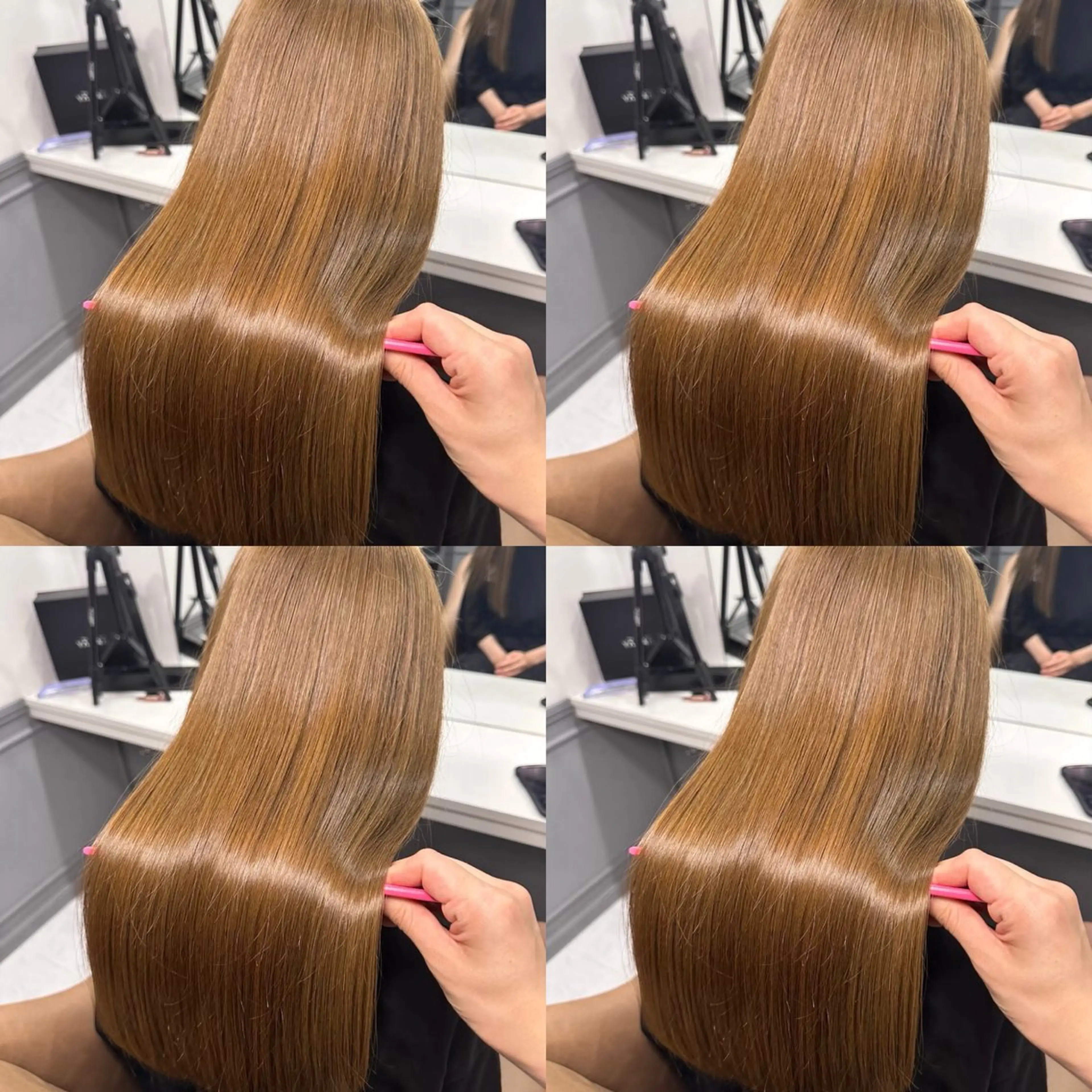 ロング カラー カット ヘアカラー トリートメント 💎髪質改善／艶髪 荻原💎のヘアスタイル