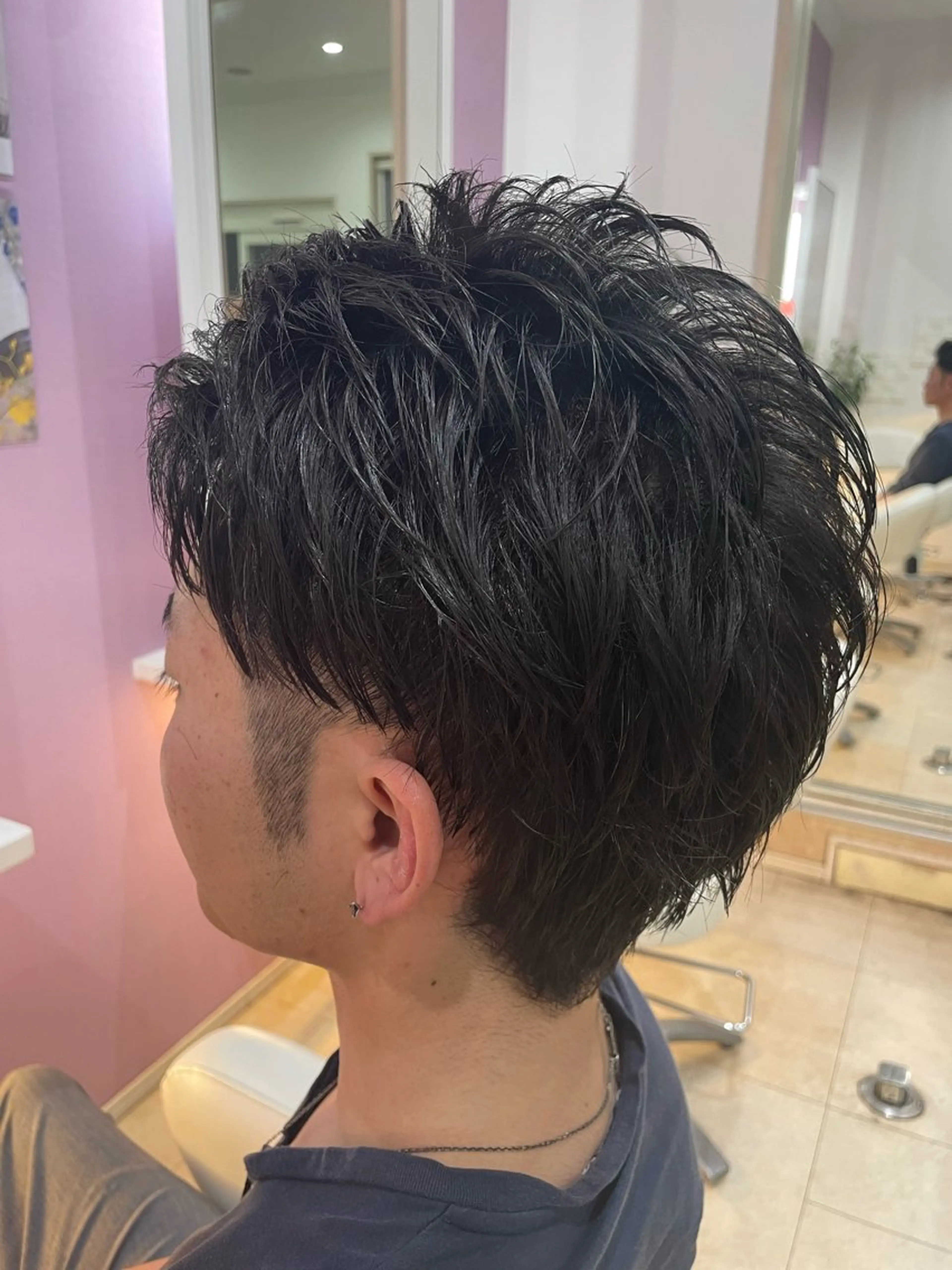 メンズ 加藤 亜実のヘアスタイル