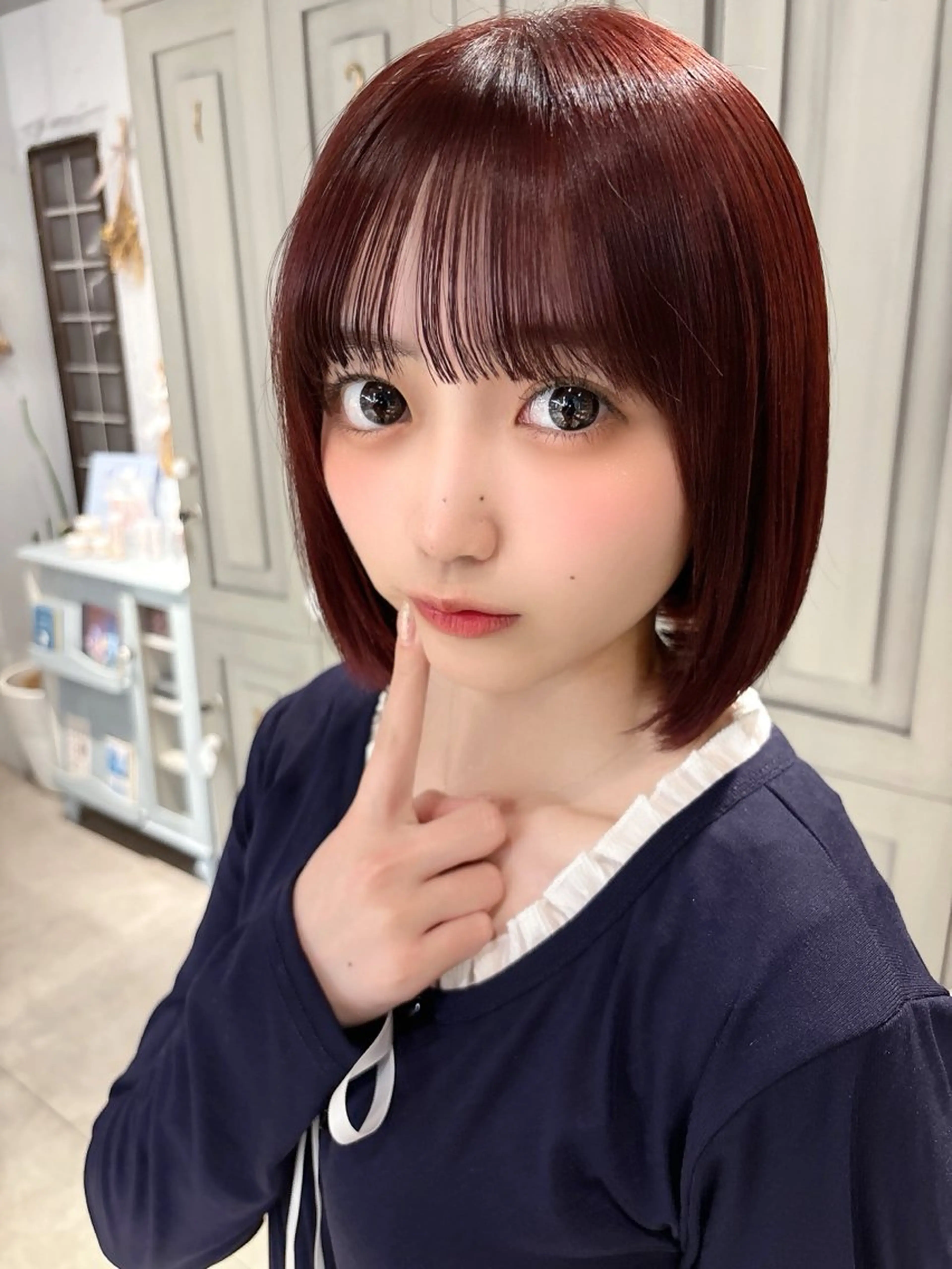 ミディアム 瀬畑 拓海のヘアスタイル