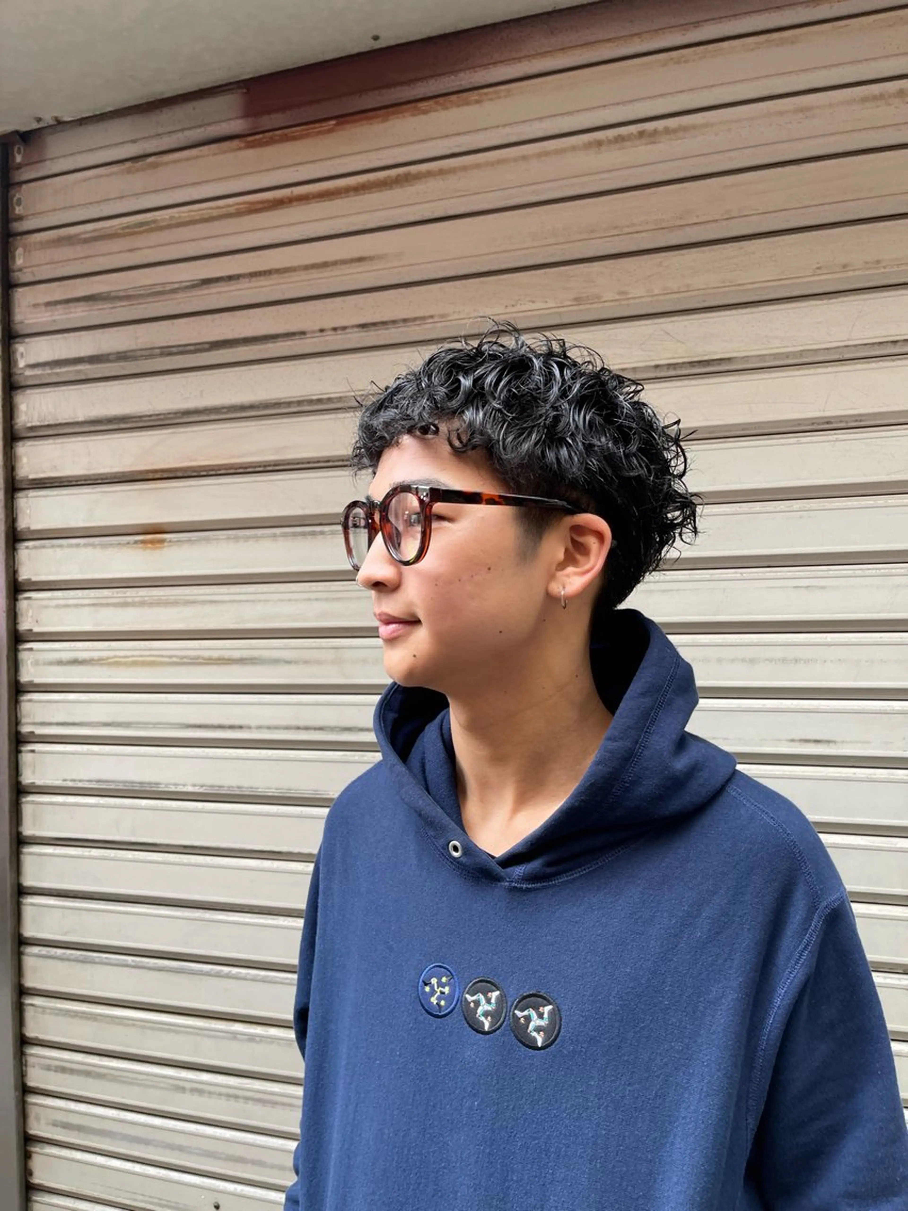 パーマ メンズ メンズパーマ 🌈ショート/ウルフ 🌈モアのヘアスタイル