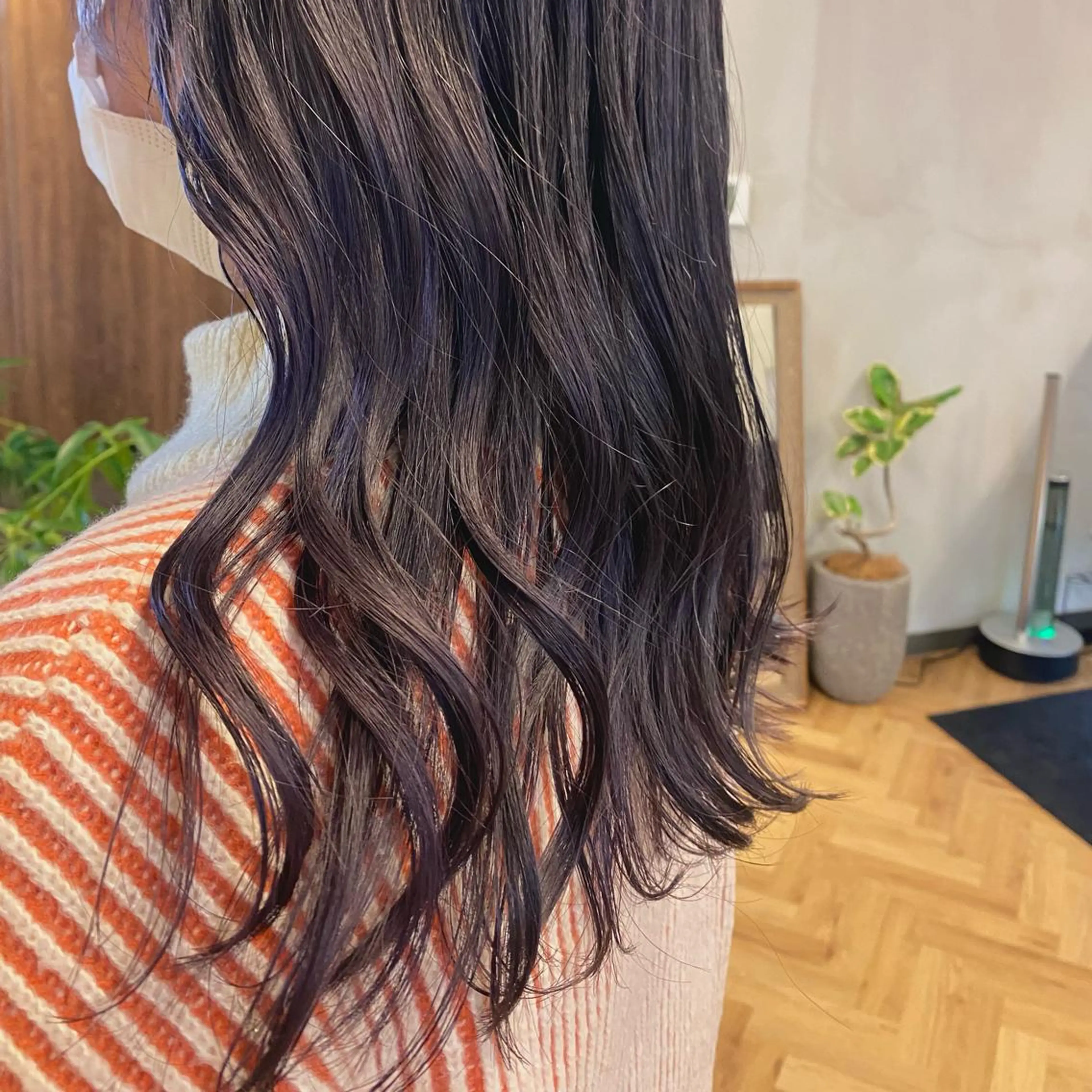 セミロング ena/ブリーチなし 暖色・ベージュ🎀のヘアスタイル