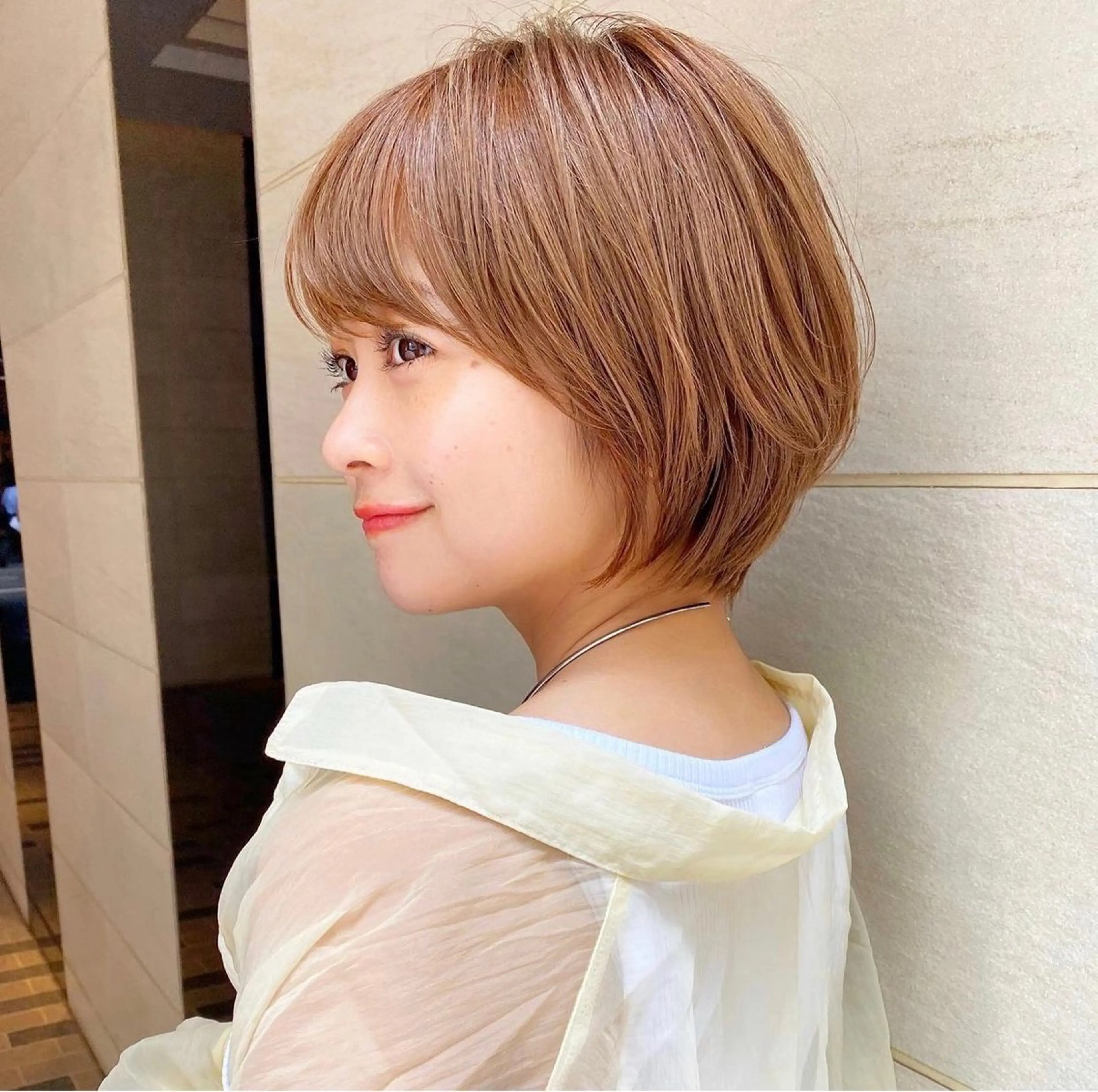 ショート 🍑暖色/レイヤー/ 真希🎀のヘアスタイル