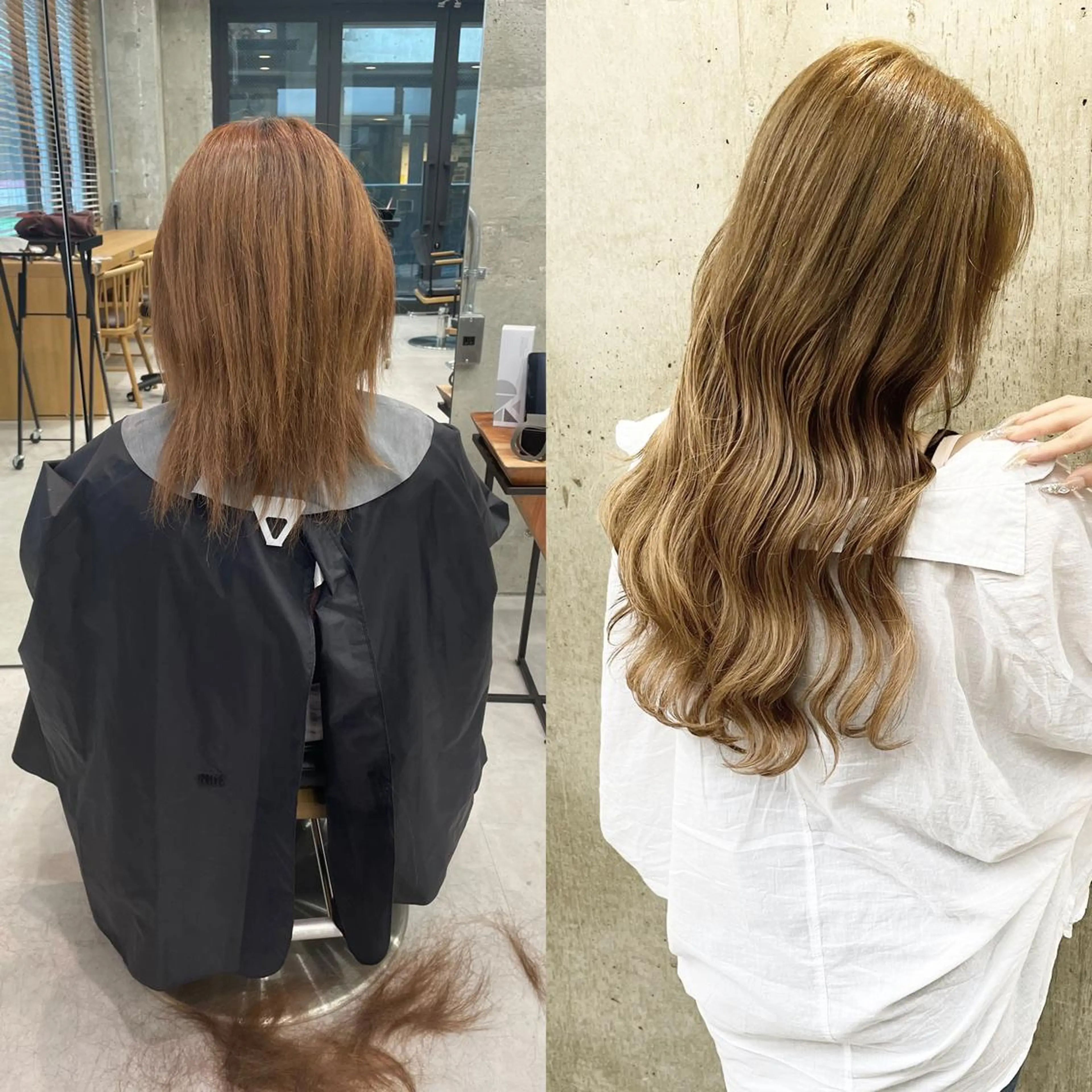 ロング カラー ヘアアレンジ ヘアカラー エクステ TATSUYA アートディレクターのヘアスタイル
