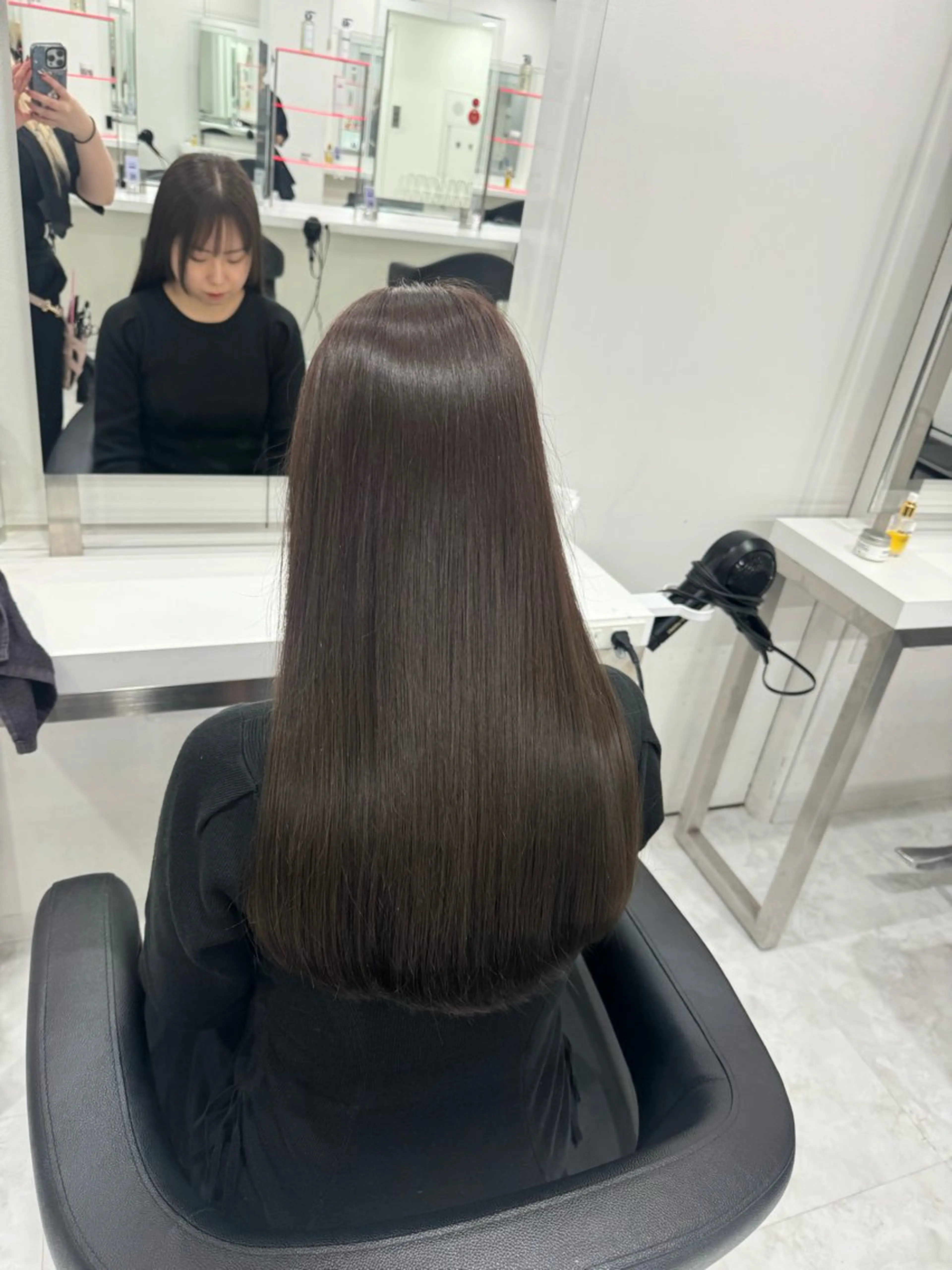 カラー カット ヘアカラー トリートメント 大人っぽ韓国🤍ブリ ーチ/mitsukiのヘアスタイル
