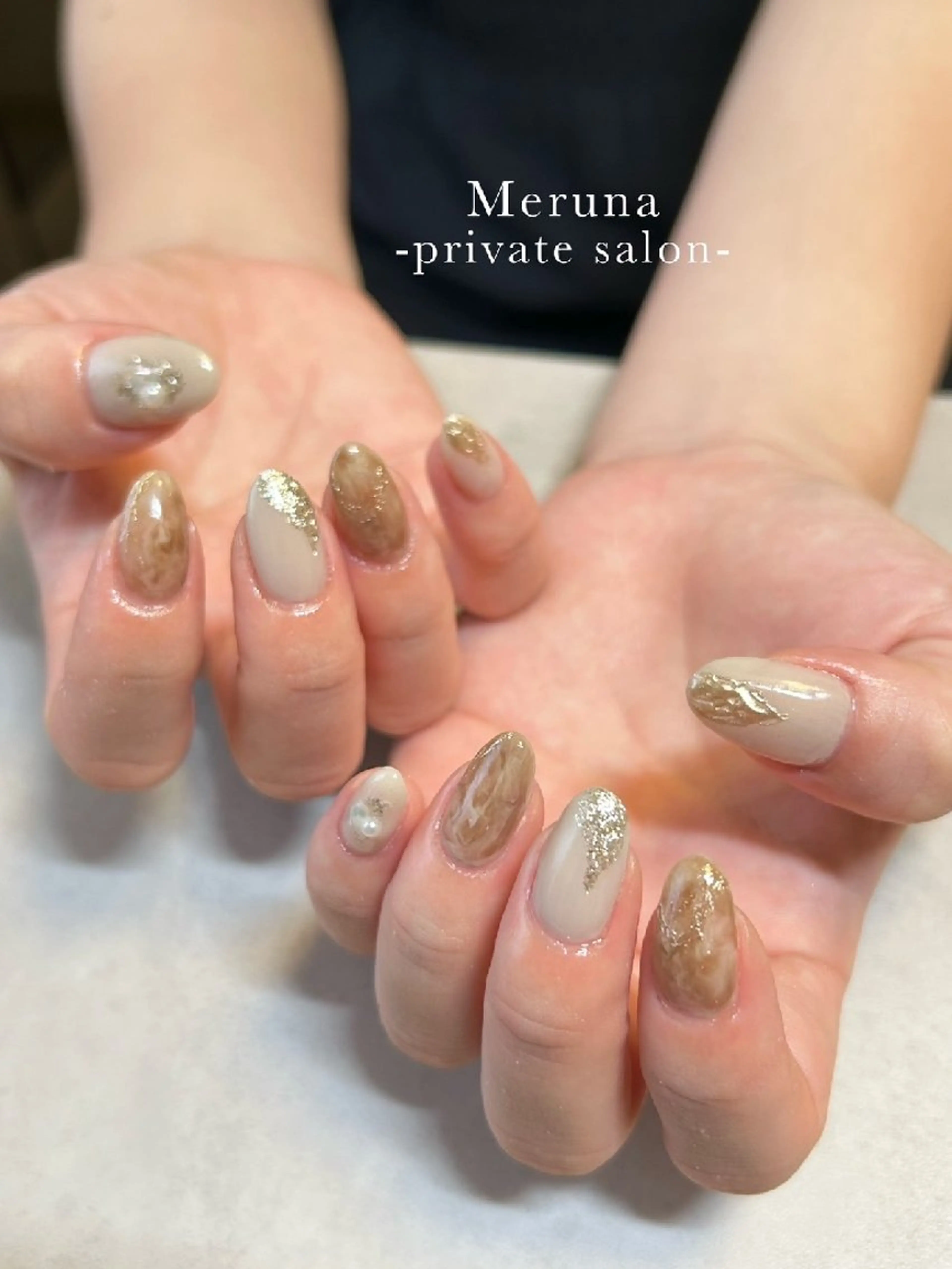 ネイル ハンドネイル Meruna .ﾒﾙｰﾅ.のネイルデザイン