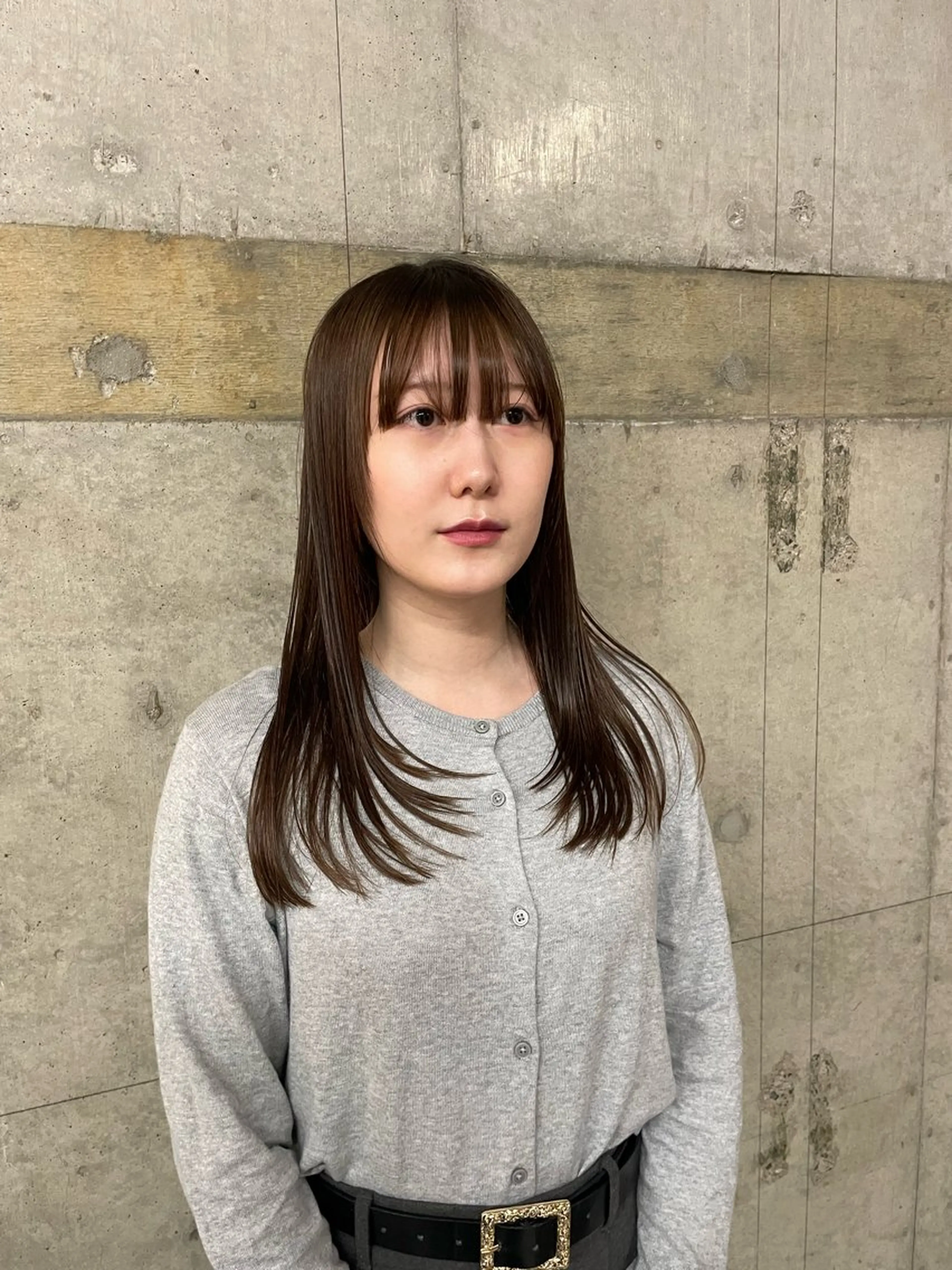 セミロング 鮫島 竜海のヘアスタイル