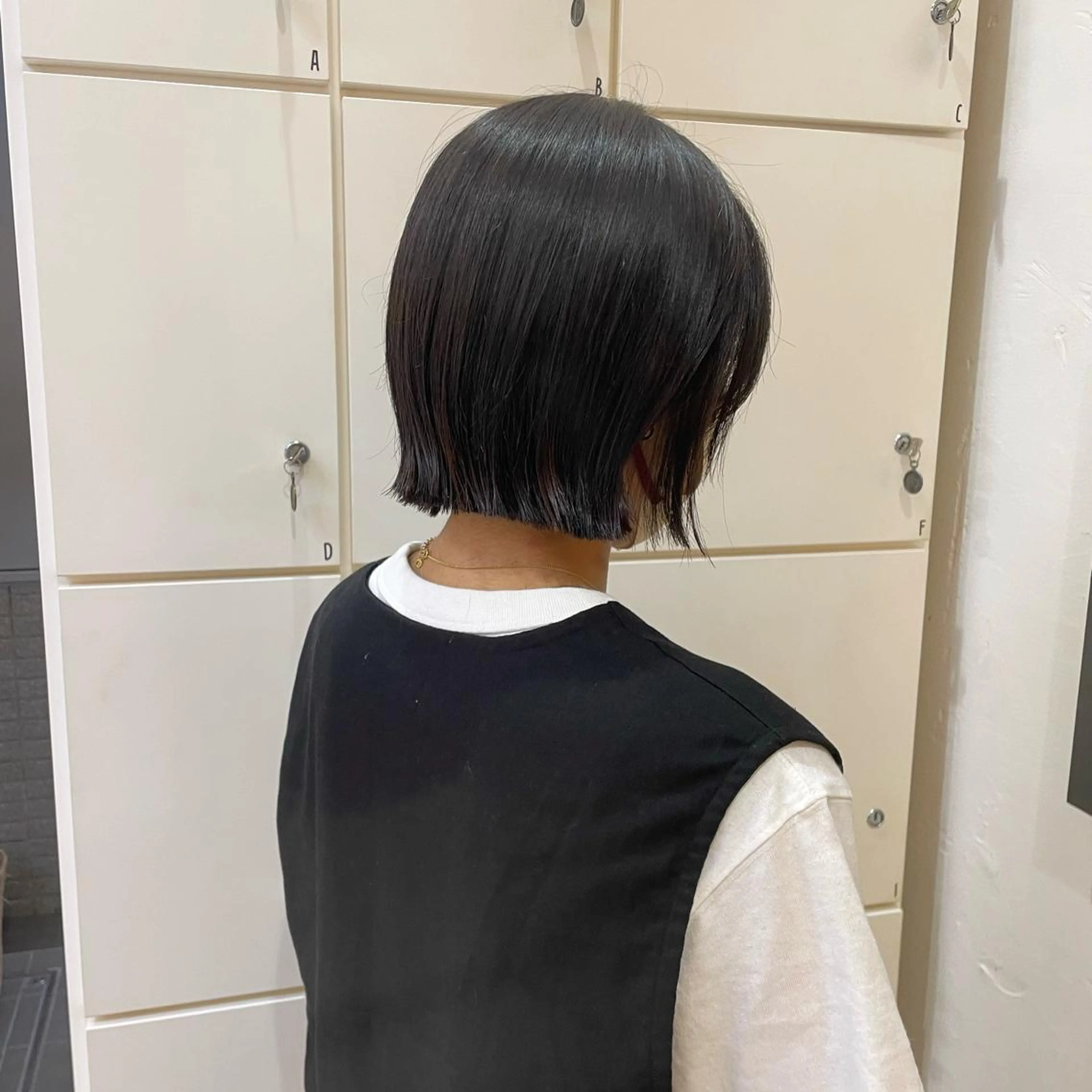 ミディアム カット ヘアカラー mao♡ベージュ/ 顔周りカットの眉毛・アイブロウイメージ