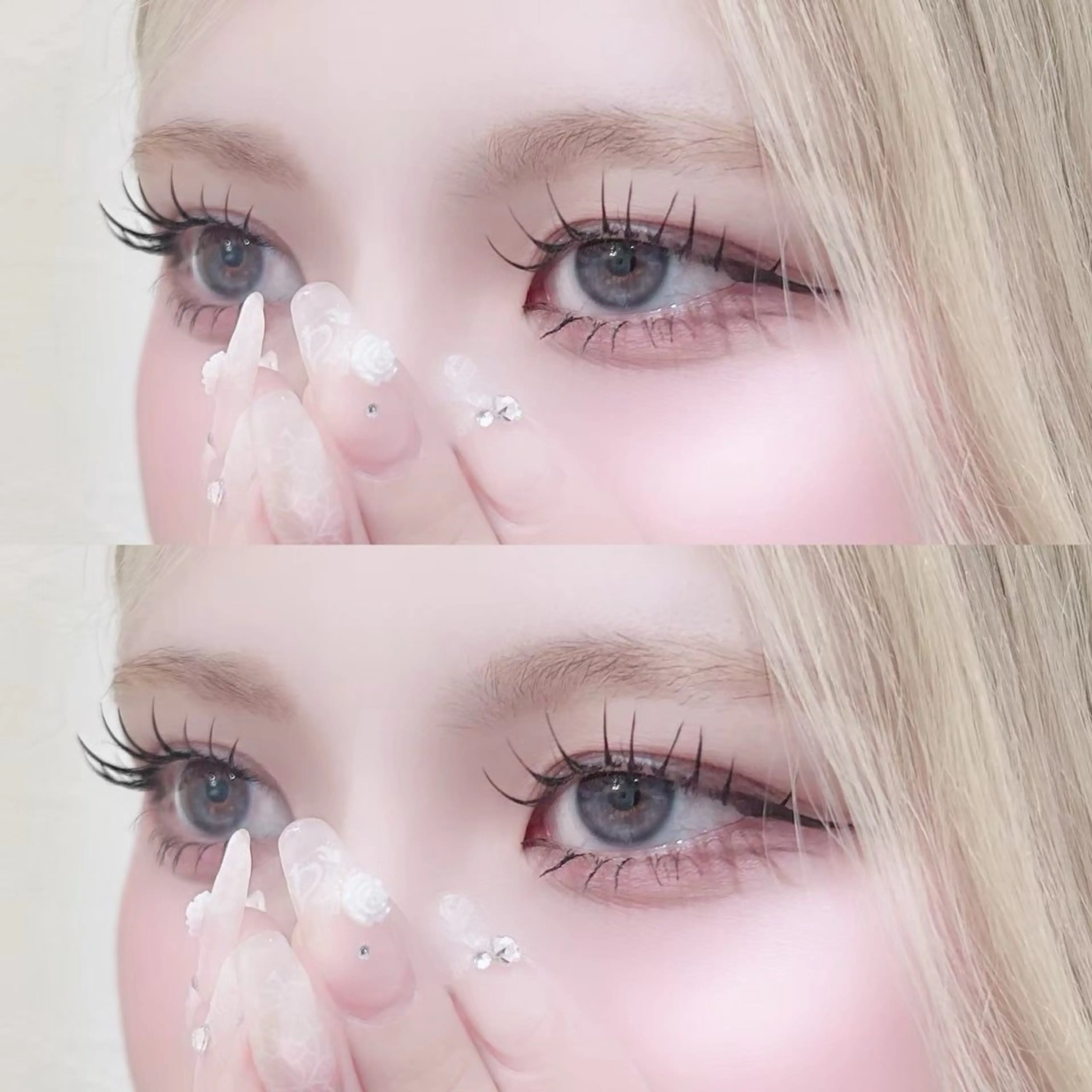 マツエク・マツパ ヘアカラー トリートメント 韓国風顔まわり/もみ れ毛/マツエク♡美咲のヘアスタイル