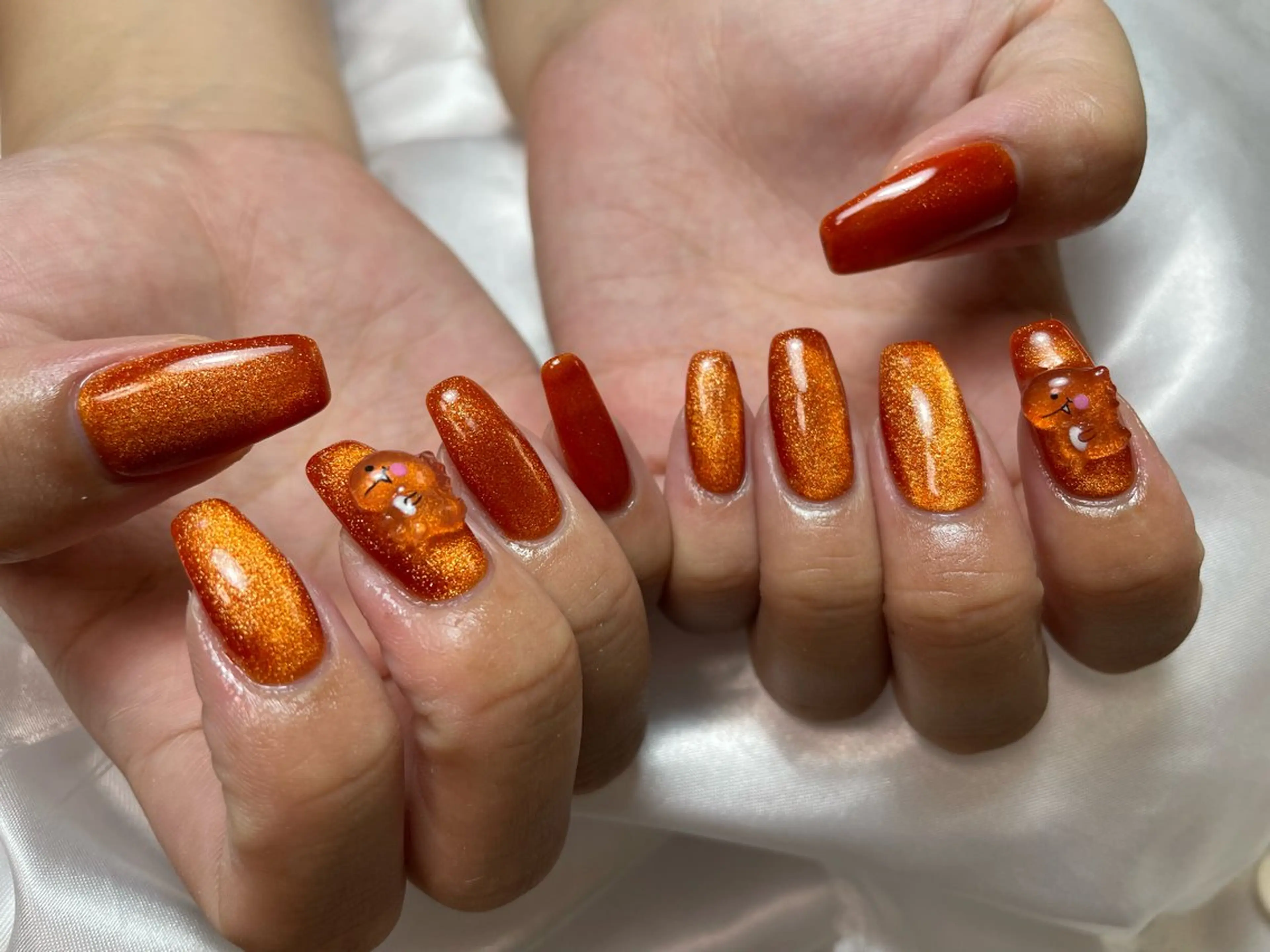 ネイル マグネットネイル マグネットワンカラー ワンカラーネイル nanal nailのネイルデザイン