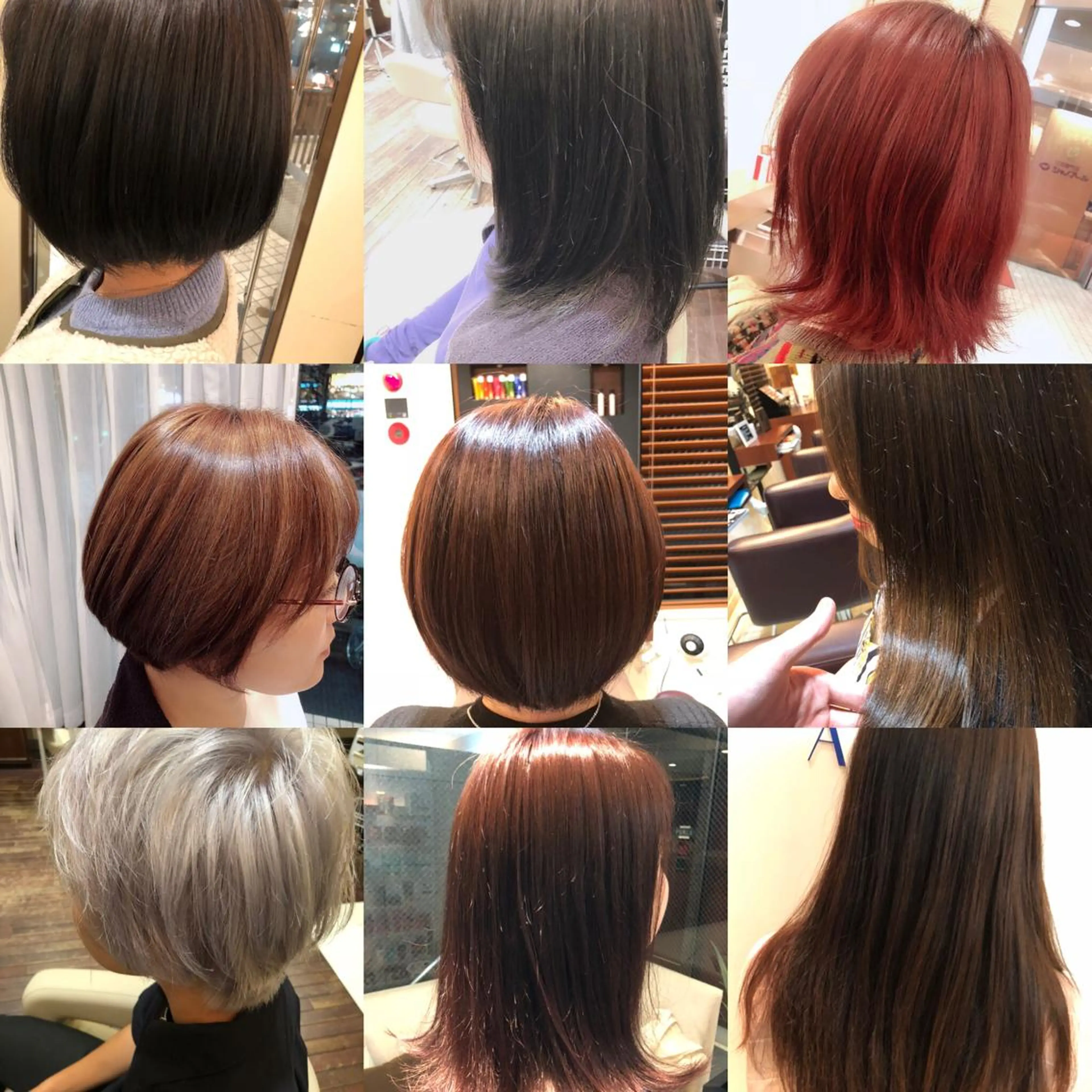 カラー こすげひろと カラー講師のヘアスタイル