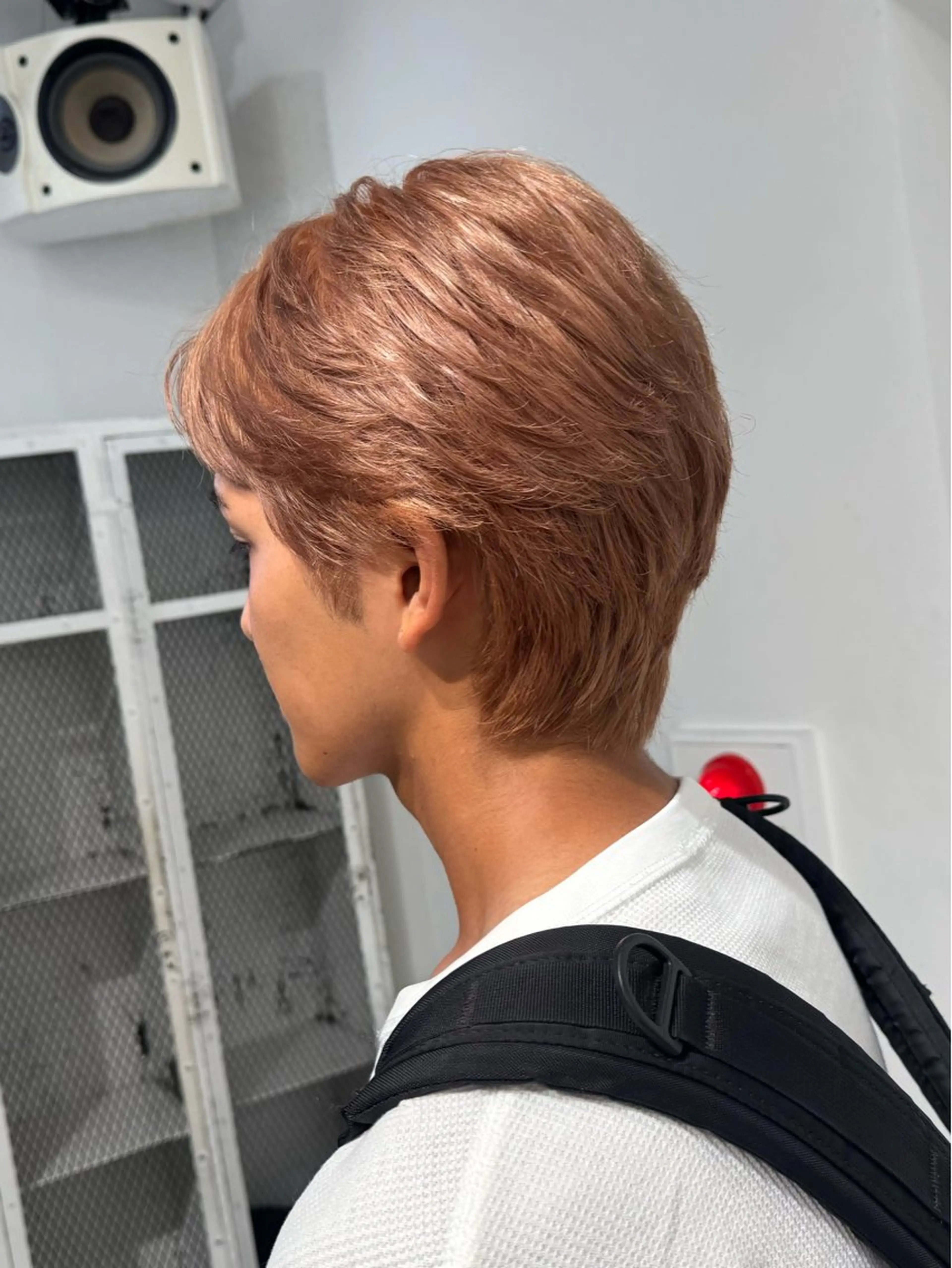 ショート カラー メンズ ヘアカラー 透明感カラー🫧 ちり🍎のヘアスタイル
