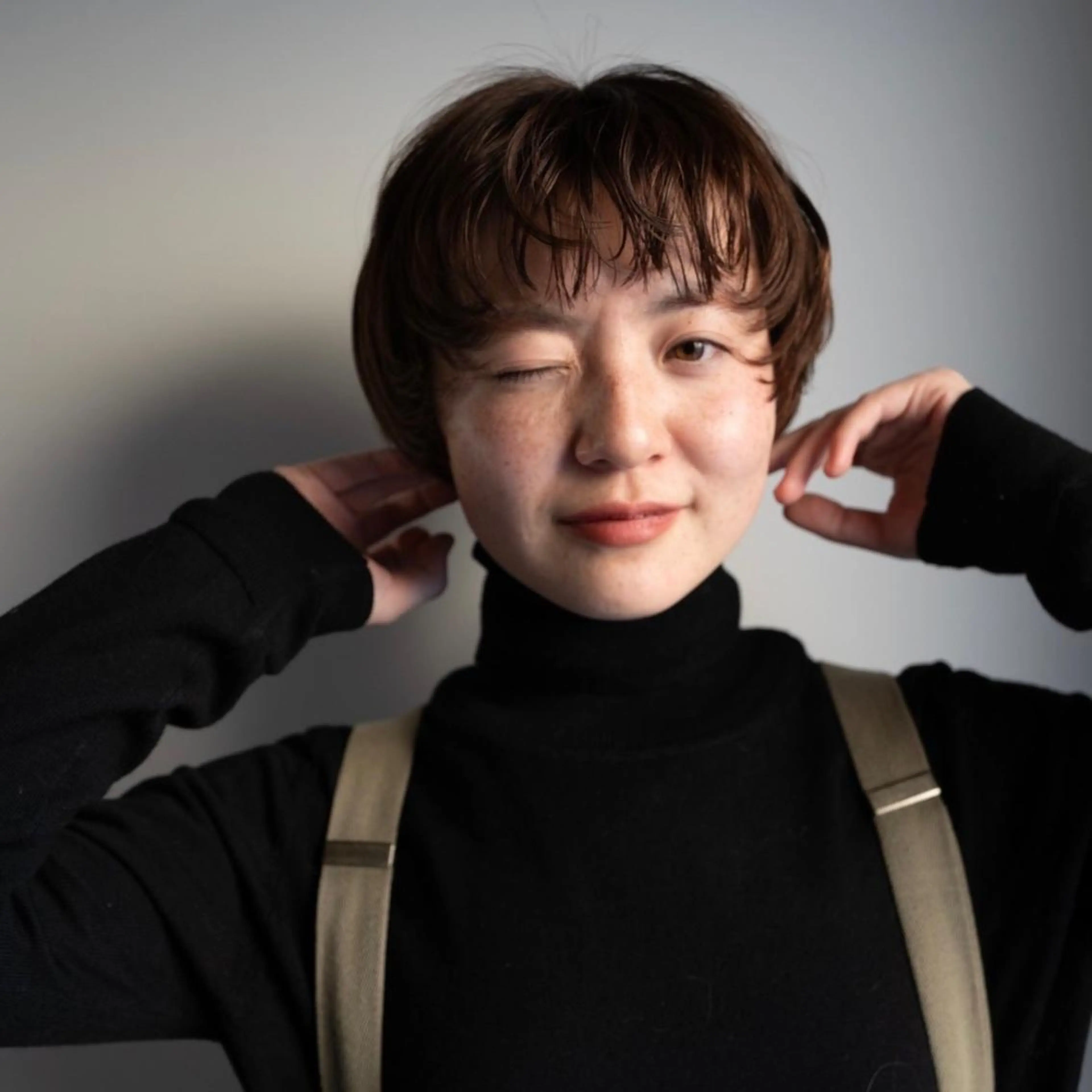 ショート ヘアカラー トリートメント プチプラサロン LEM長町/三浦翔のヘアスタイル