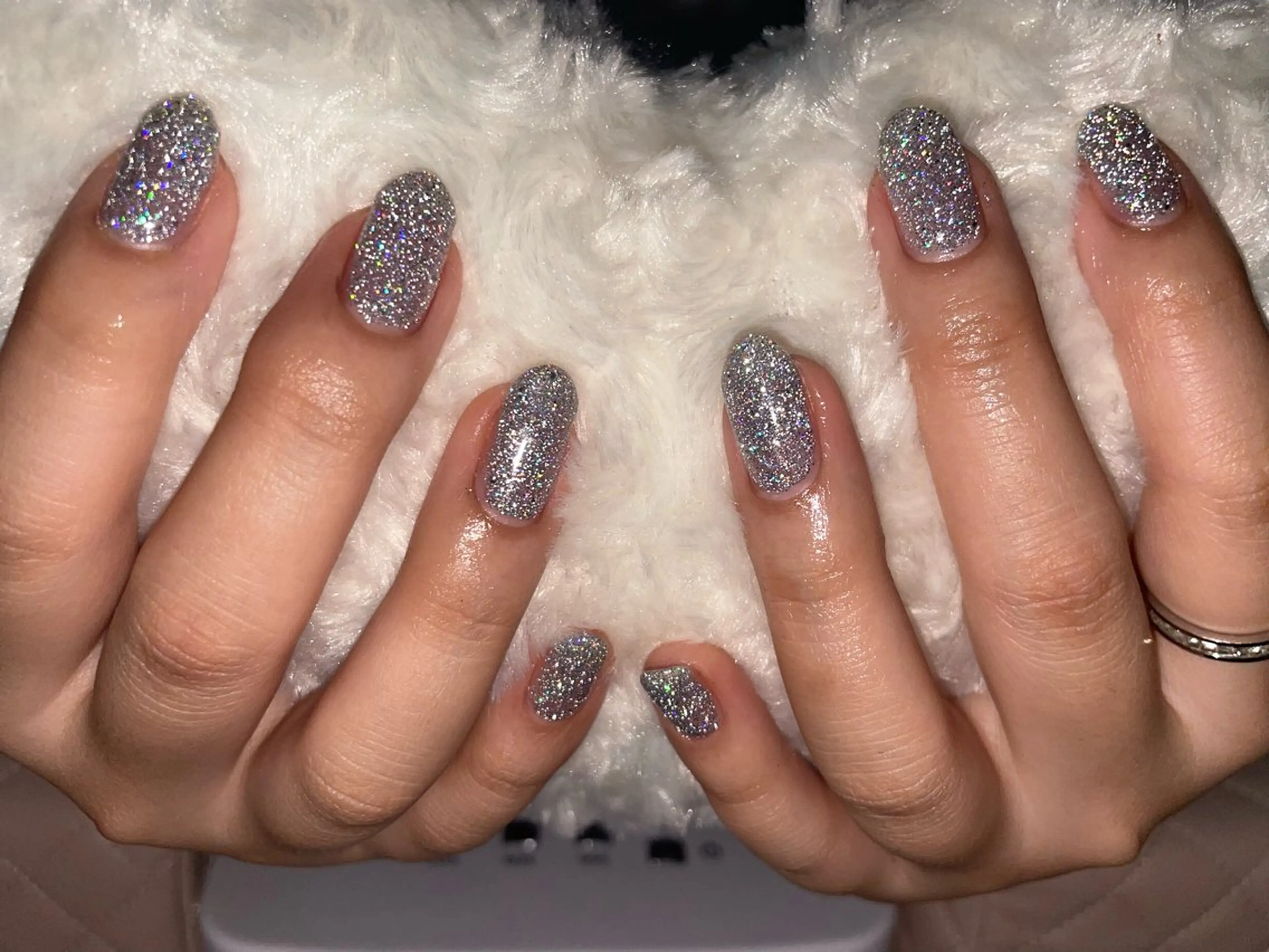 ネイル フラッシュネイル ワンカラーネイル 小野 優海のネイルデザイン