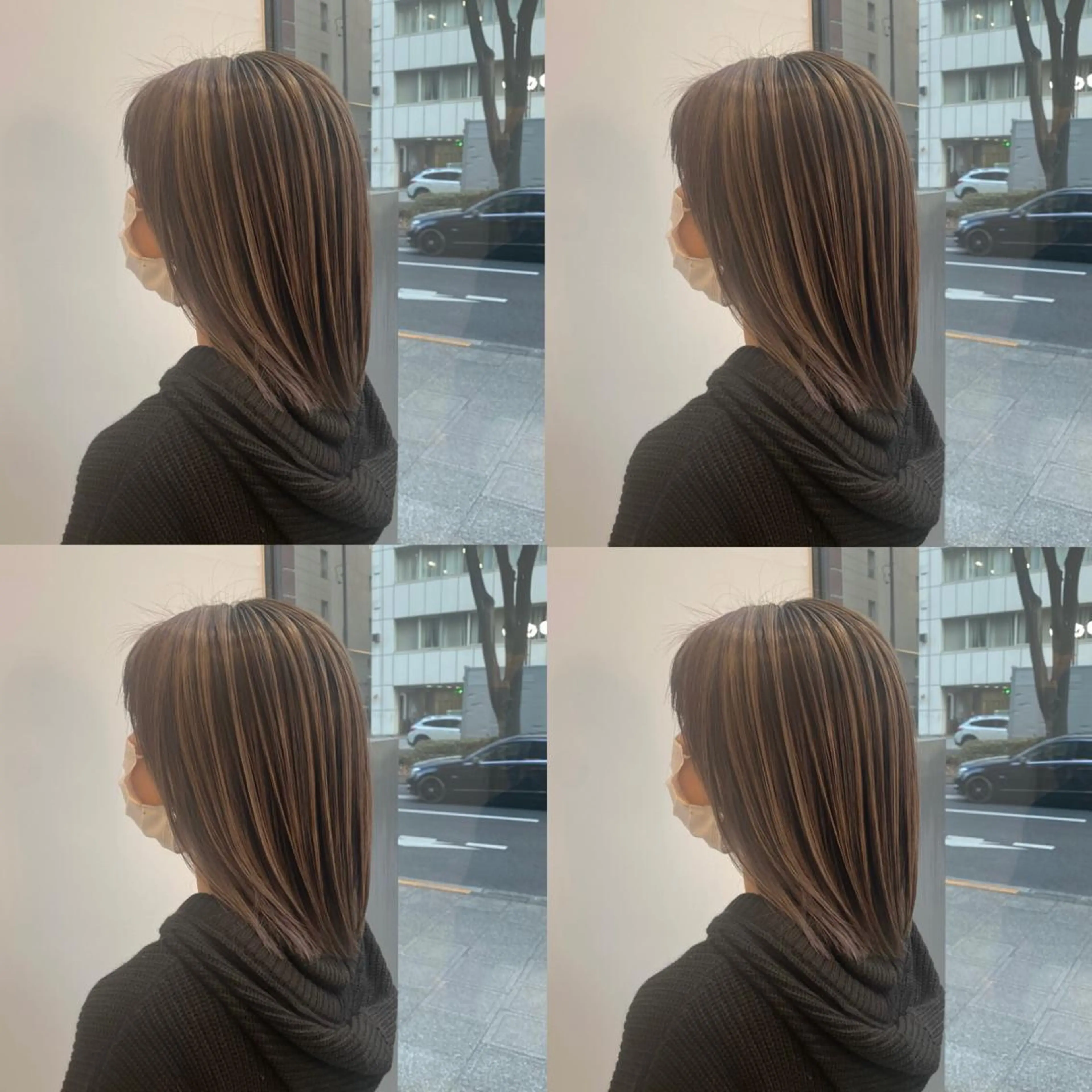 ミディアム カラー ヘアカラー トリートメント 【カラー指名No 1✨】原田響のヘアスタイル