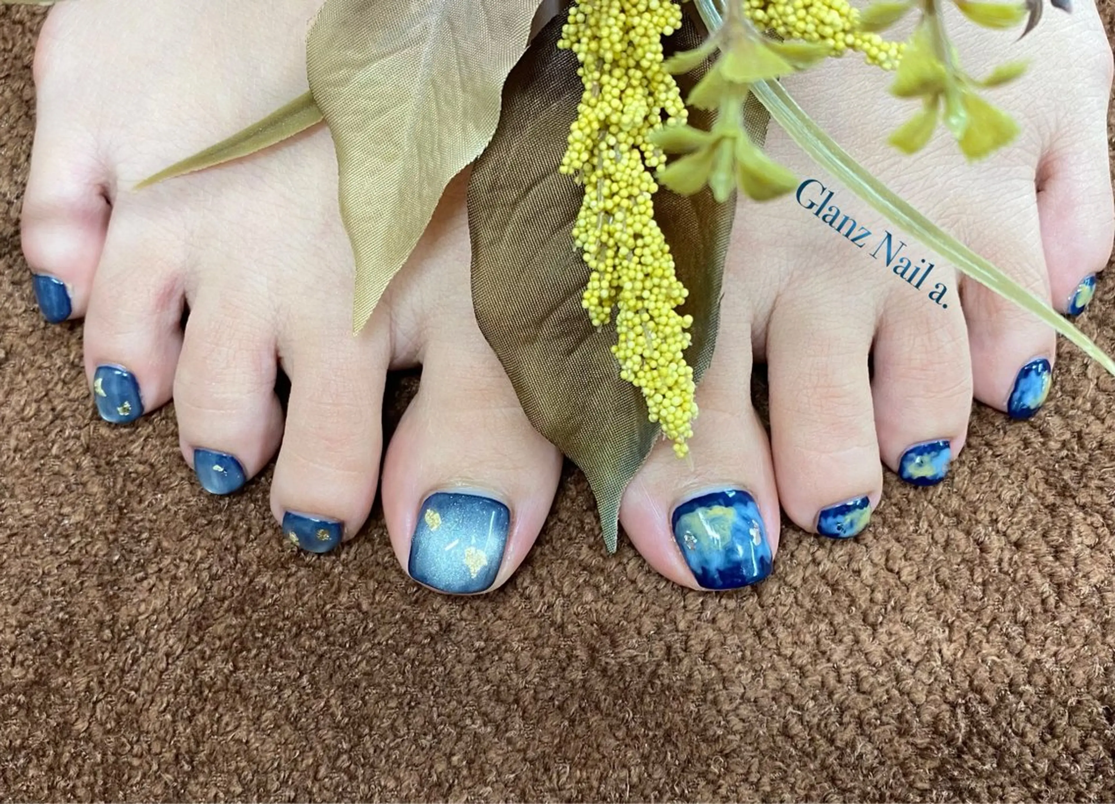 ネイル フットネイル Glanz  Nail aのネイルデザイン