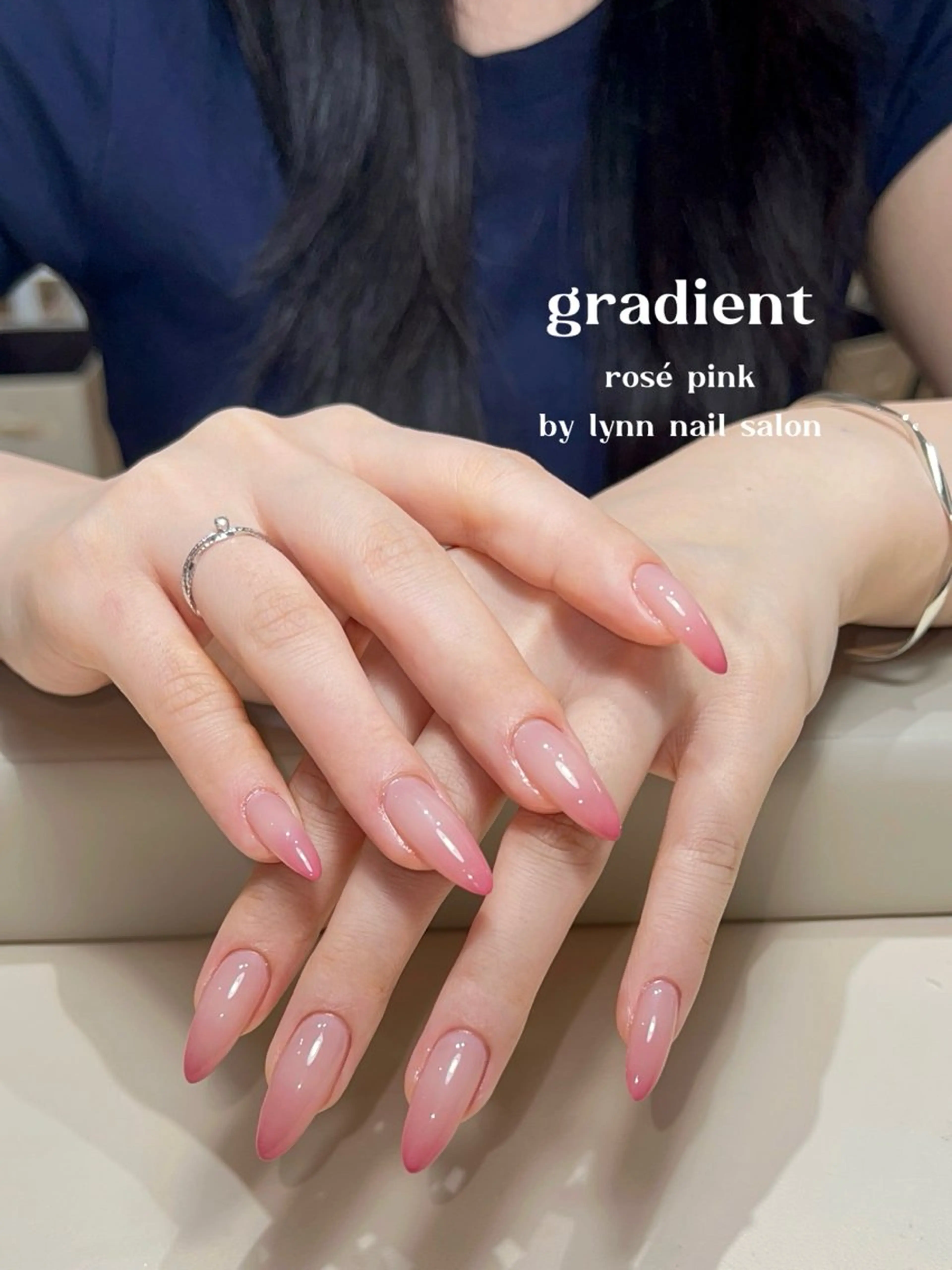 ネイル フットネイル フレンチネイル グラデーション ハート 韓国ネイル Lynn_ Nailのネイルデザイン