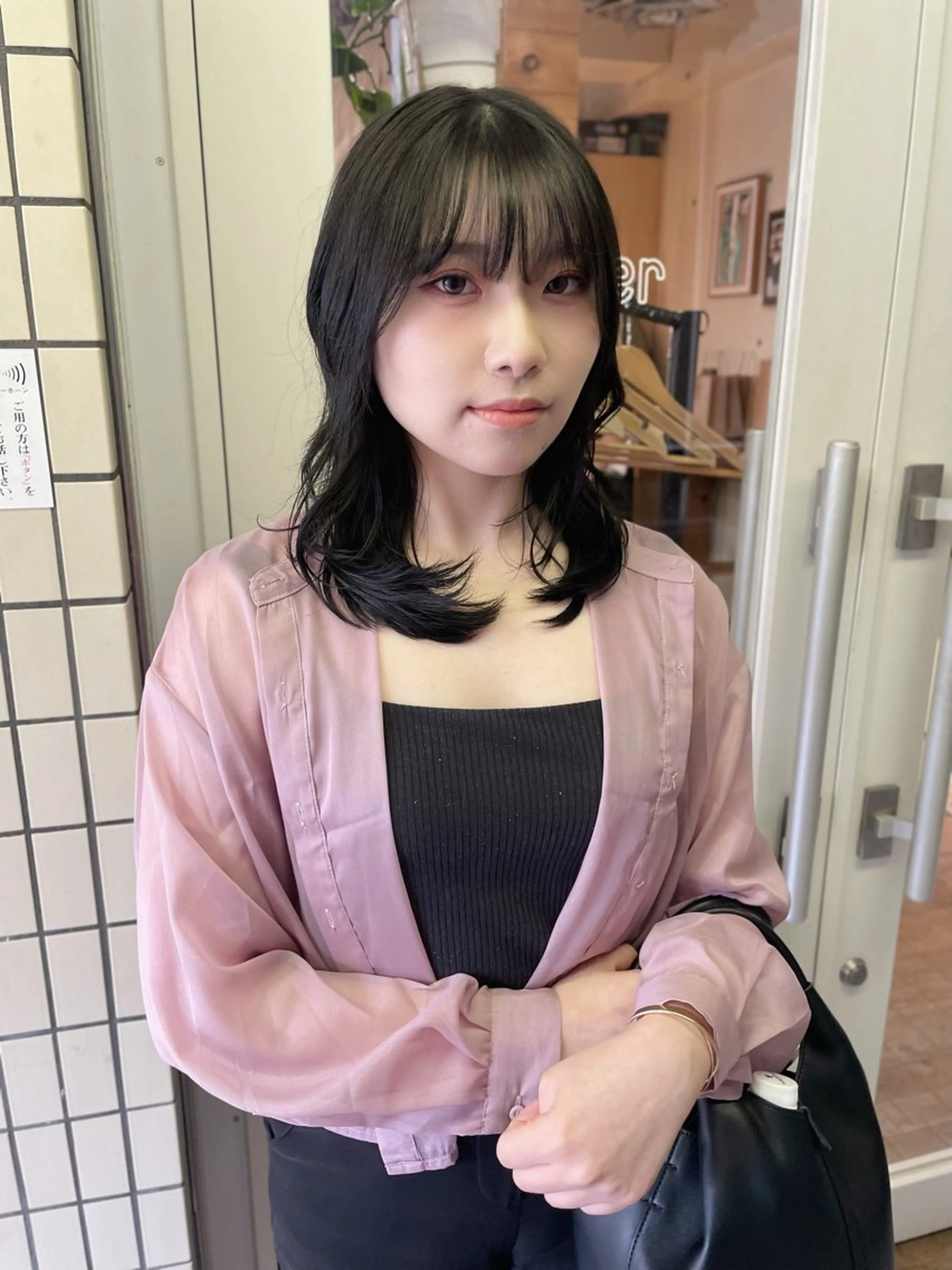 セミロング カラー カット ヘアカラー YUKI/レディース パーマ/新宿三丁目のヘアスタイル