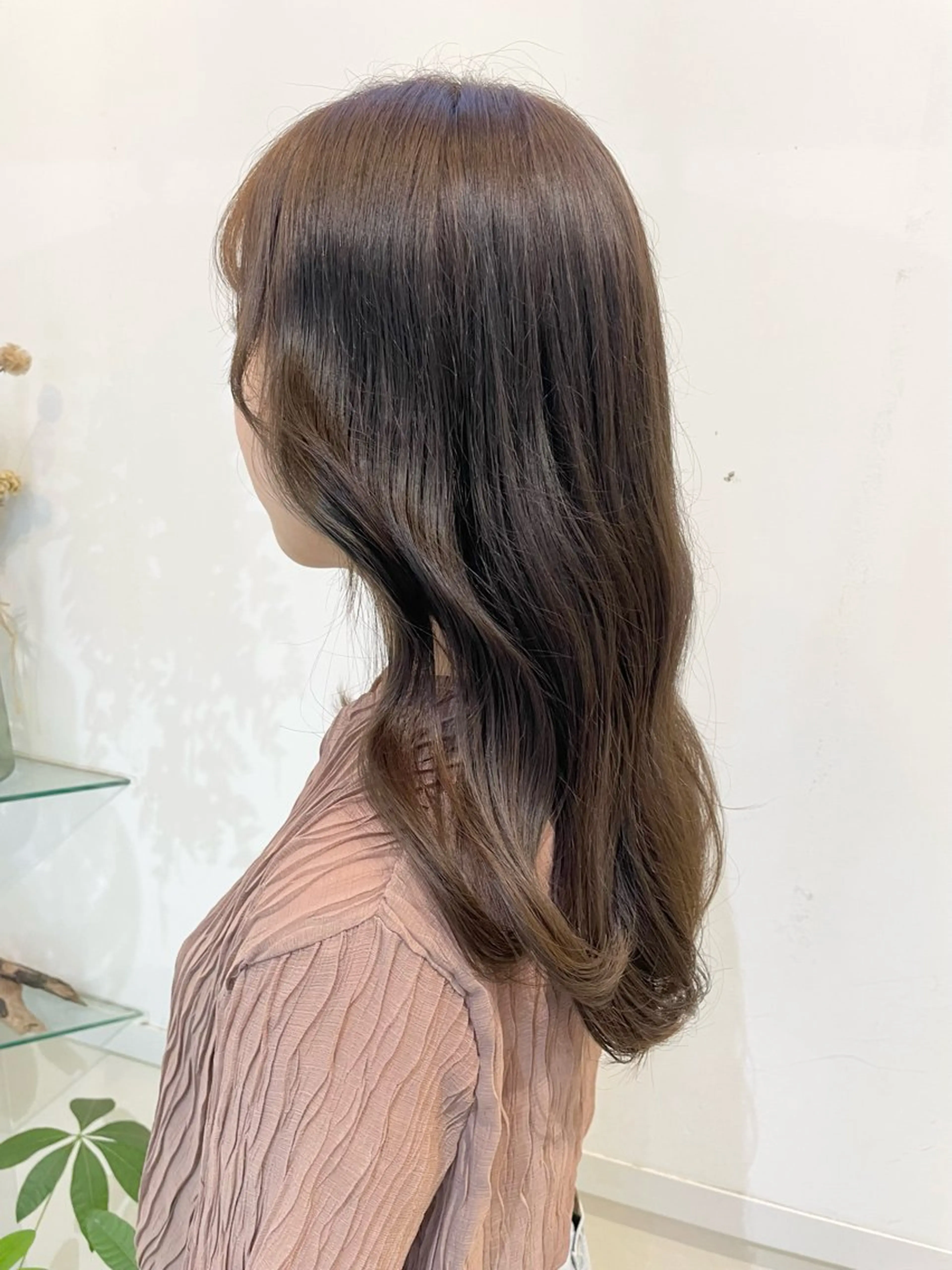 ロング カラー カット ヘアカラー トリートメント 髪質改善カラー🤍 エクステ✨君島由実子のヘアスタイル