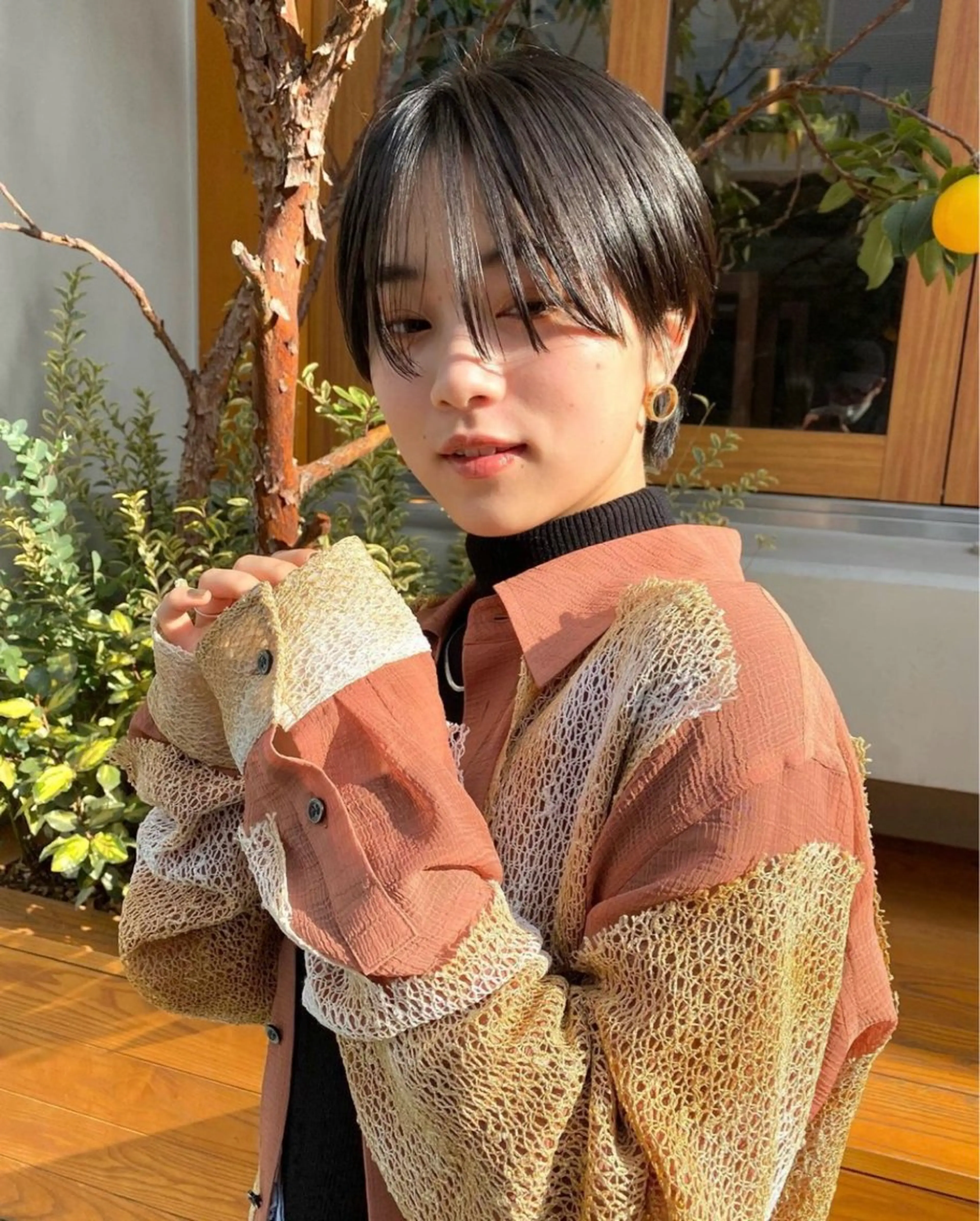 ショート yamashita moekaのヘアスタイル