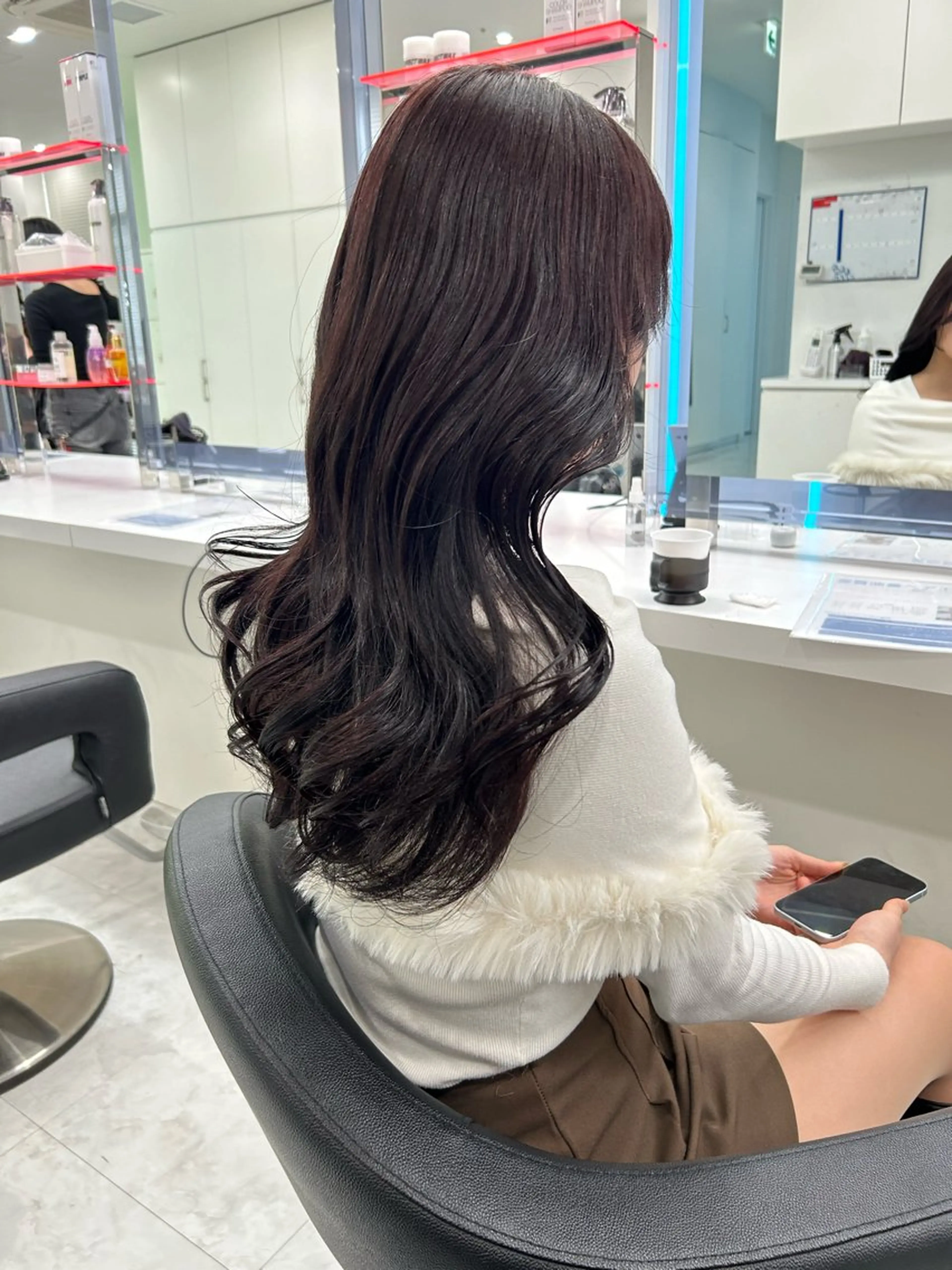 ロング カラー ラベンダーカラー カット ヘアカラー トリートメント ヘアセット 💖透け感ベージュ KOTA💖のヘアスタイル