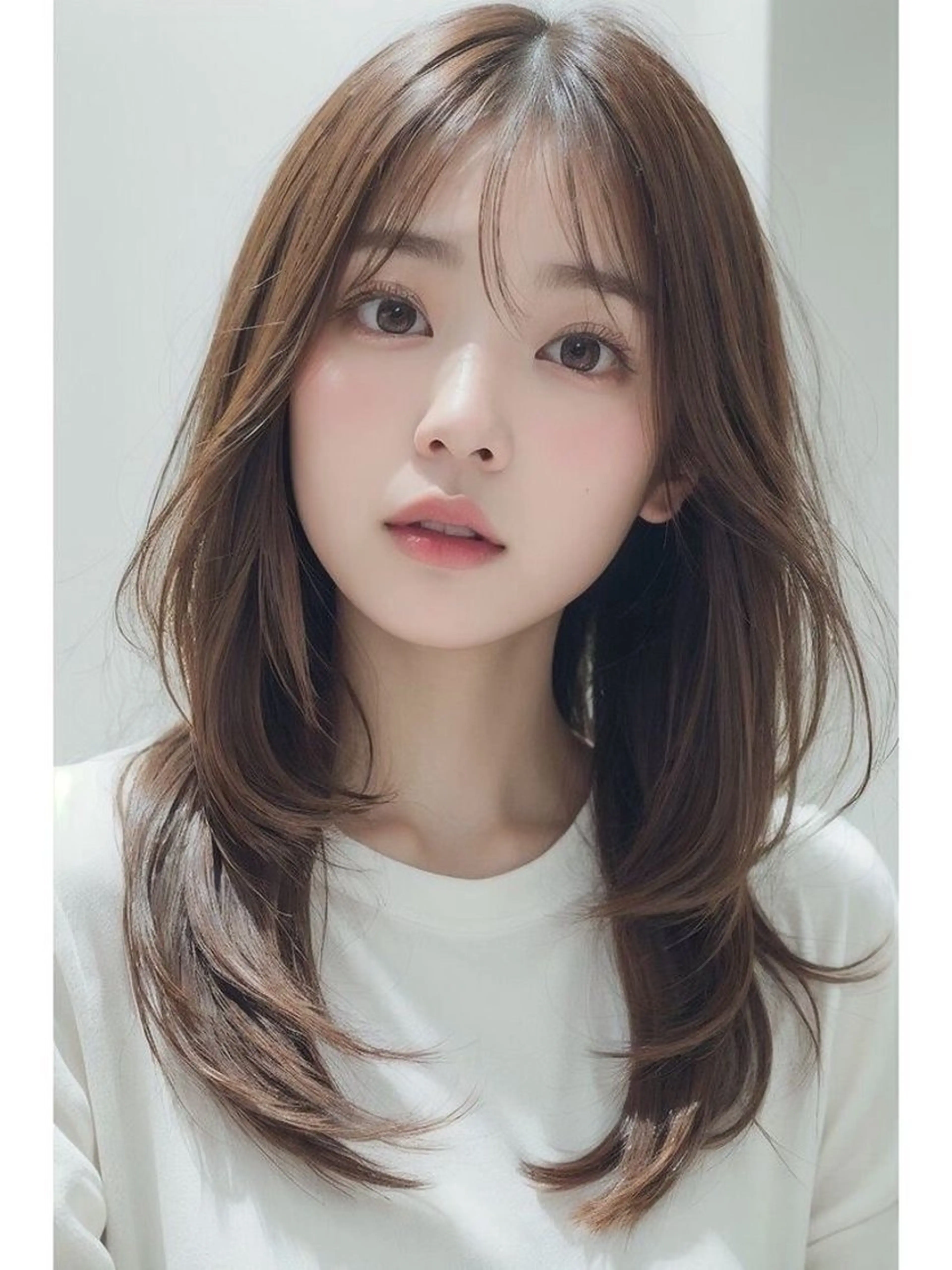 ロング カット ヘアカラー トリートメント 美髪矯正💎副店長 💎ミツキのヘアスタイル