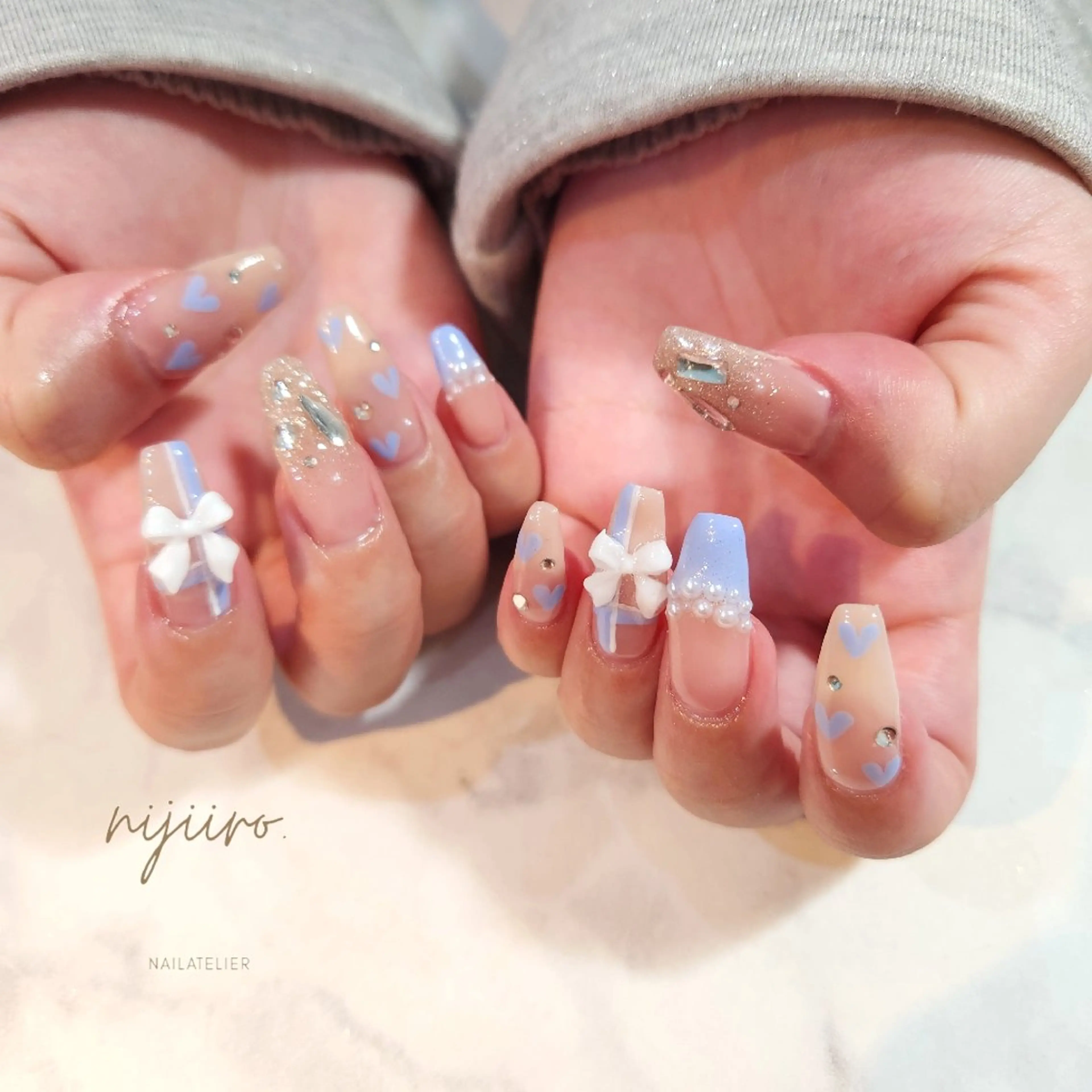 ネイル ハンドネイル nailatelier nijiiro.所属・nijiiro🌈 サトウのネイルデザイン
