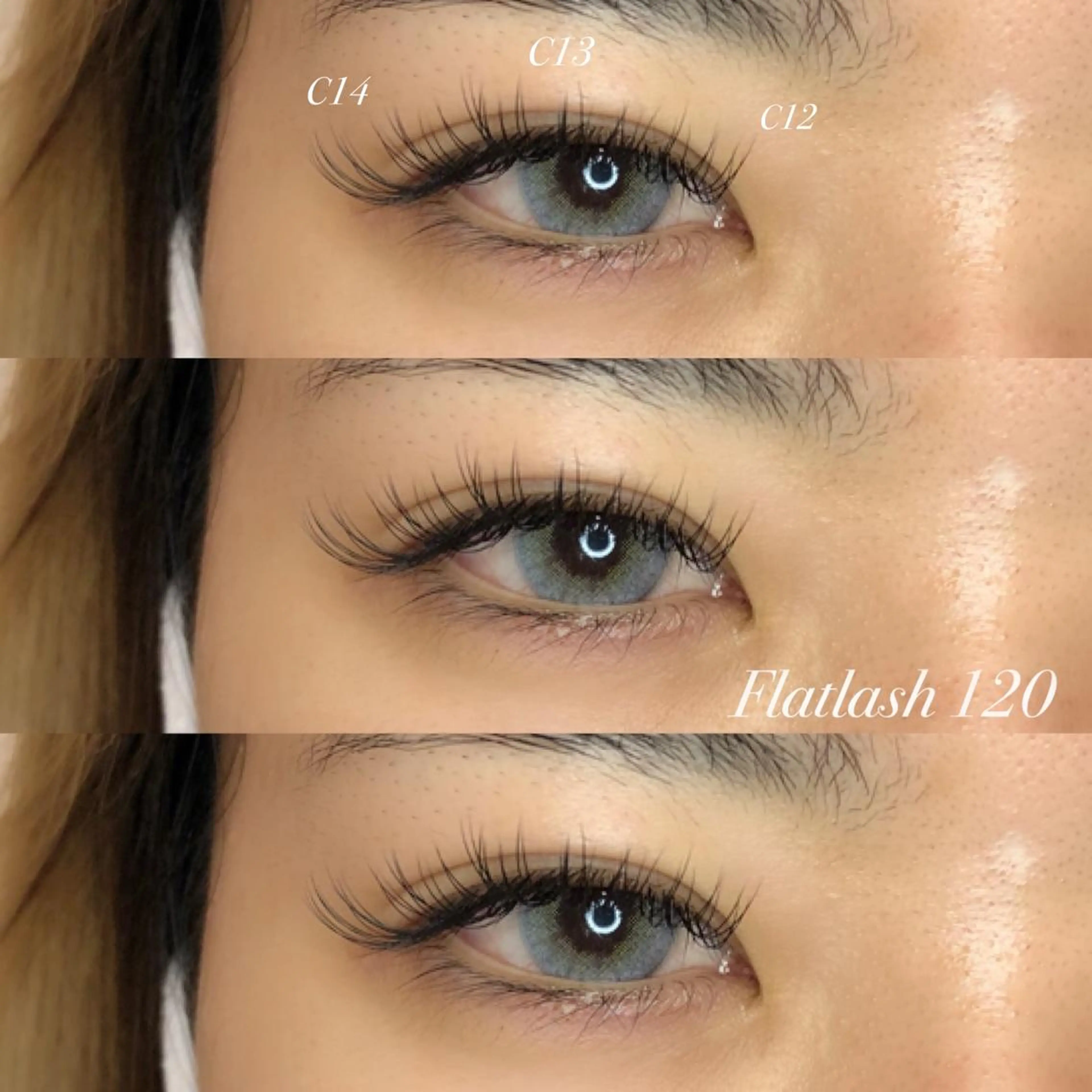 マツエク・マツパ 目尻長め セクシー 西院eye fallonのマツエク・マツパデザイン