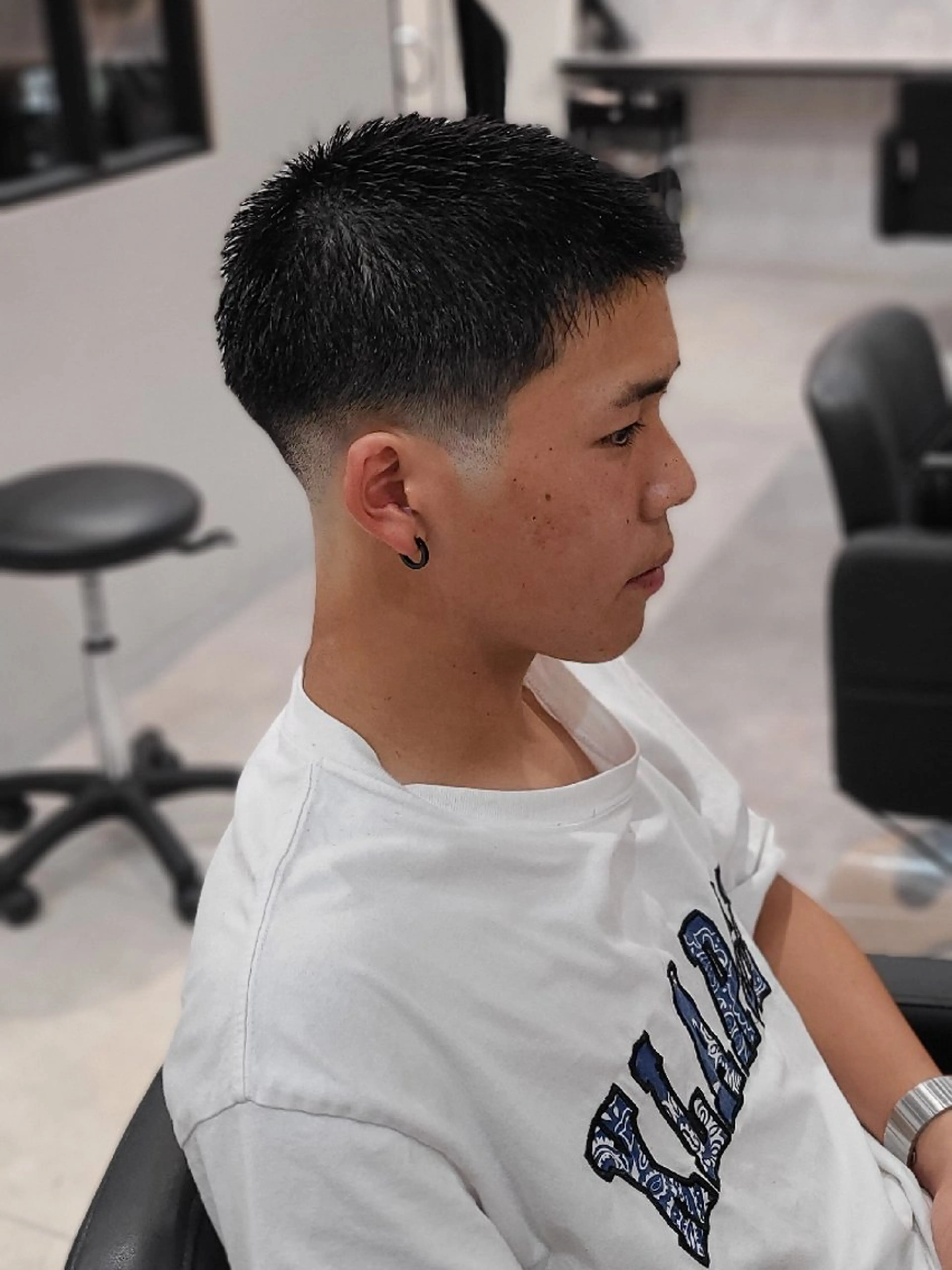 メンズ フェードカット Lapis 名古屋駅前店所属・LEN名古屋/パーマ メンズ特化美容師のヘアスタイル
