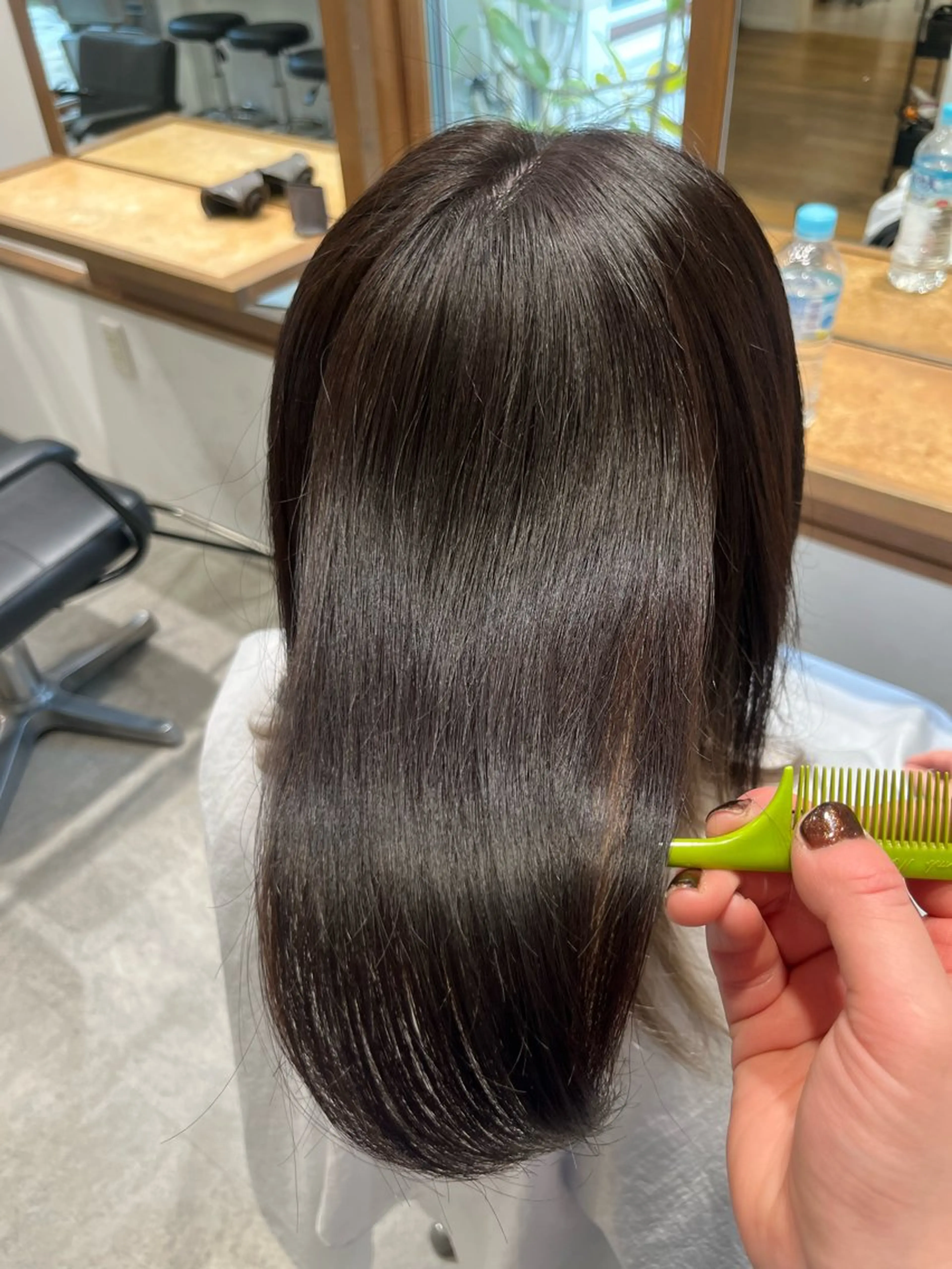 ミディアム トリートメント トリートメント 無料カットモデル‪✨ ✂️Nanami🌷のヘアスタイル